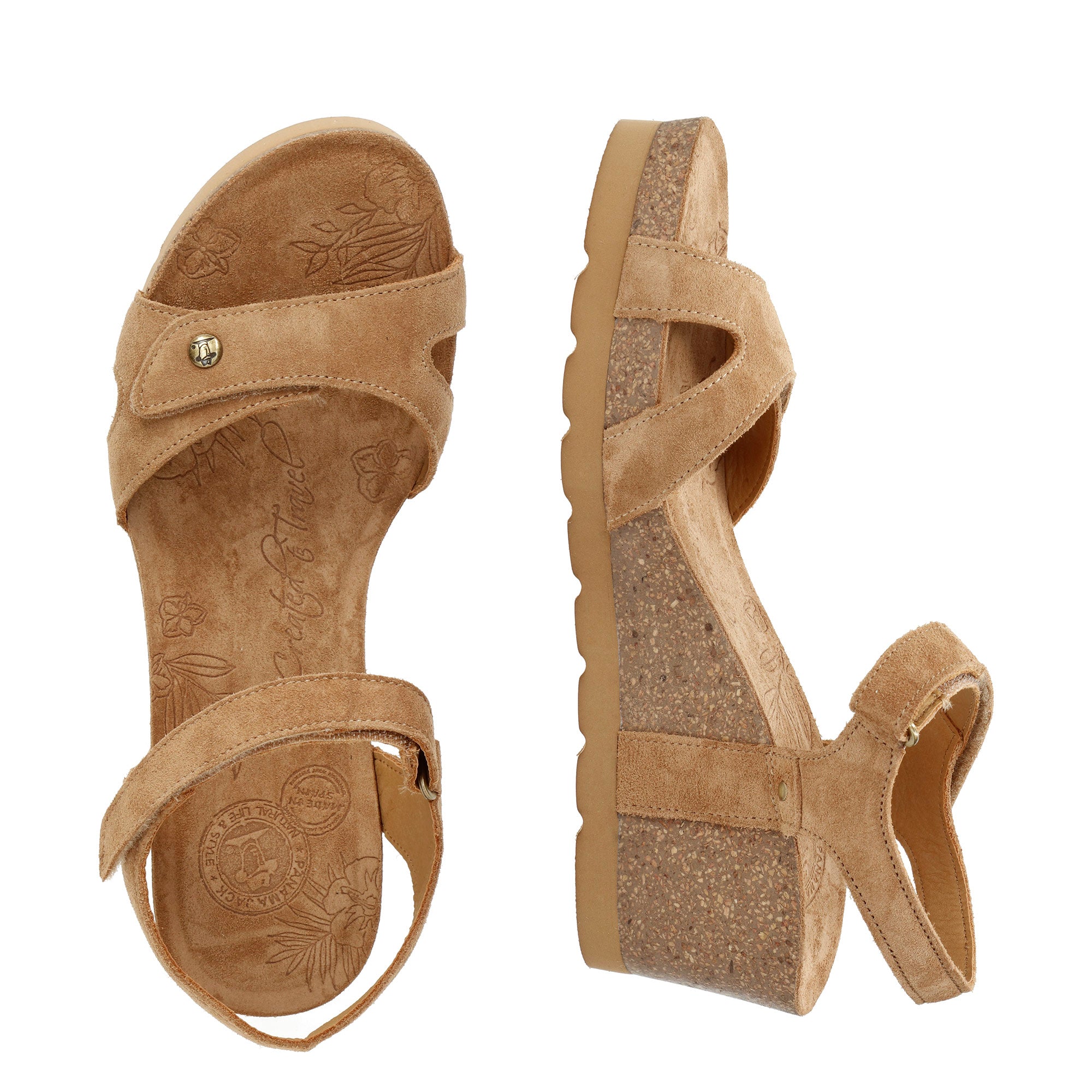 panama-jack-julia-b74-velour-cuero-keilsandalette image 4
