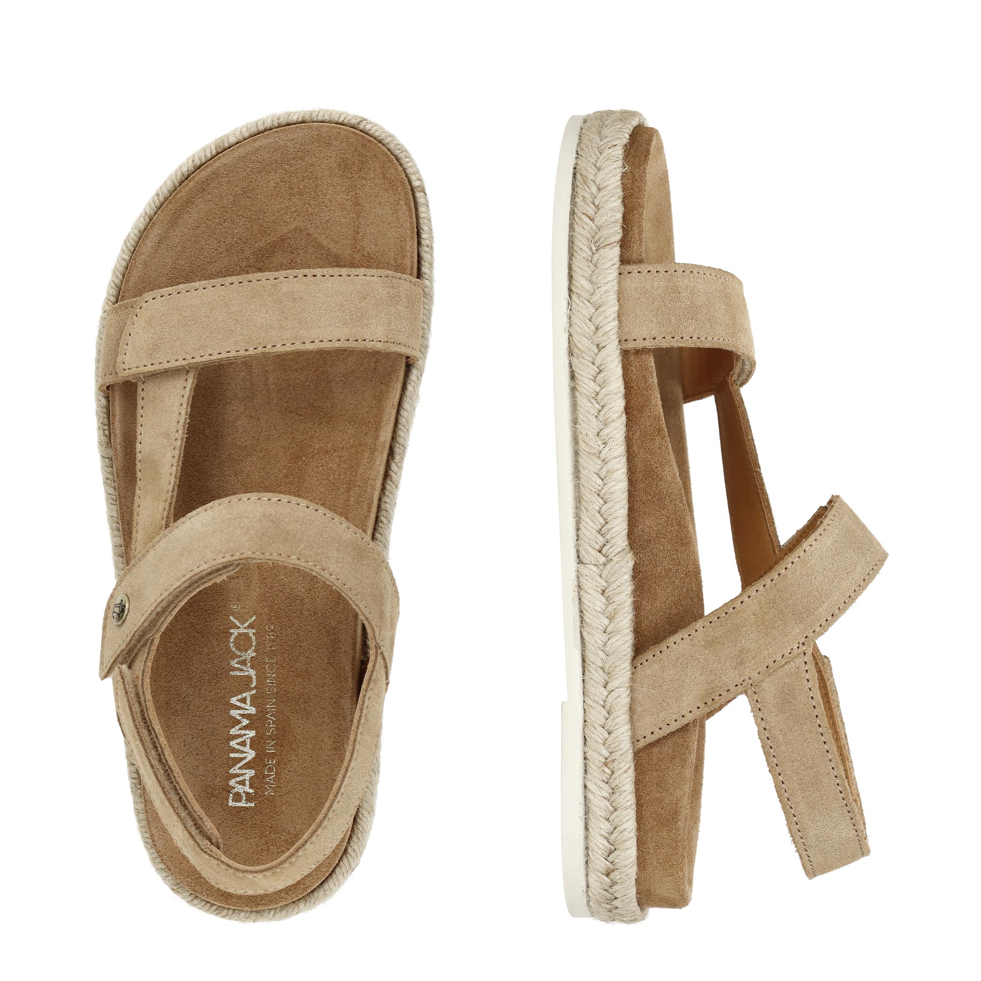 panama-jack-cata-b2-velour-sandale-camel-damen image 3