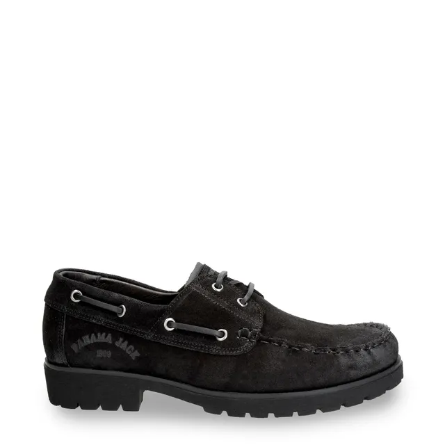 panama-jack-boat-c18-herren-bootsschuh-velour-schwarz image 1