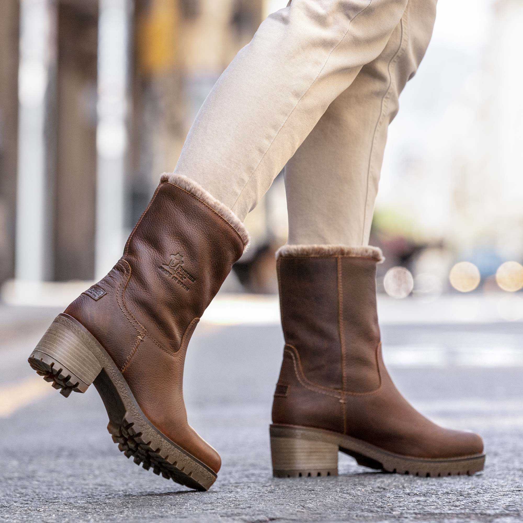 panama-jack-piola-b8-damenstiefel-cognac-absatz-6-5-cm image 8