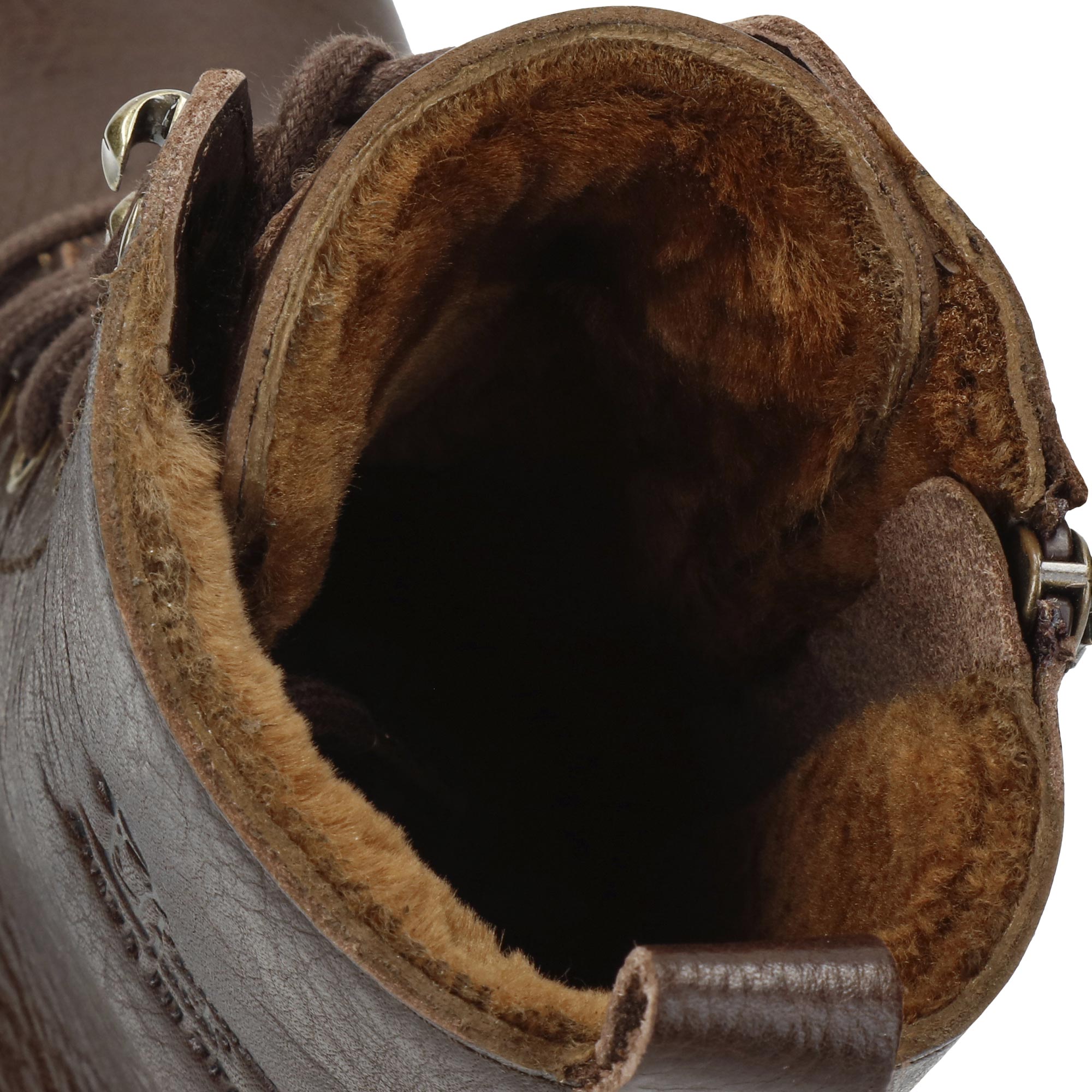 panama-jack-fara-igloo-trav-b10-damenstiefel-napa-marron-waterproof-lammfell image 6