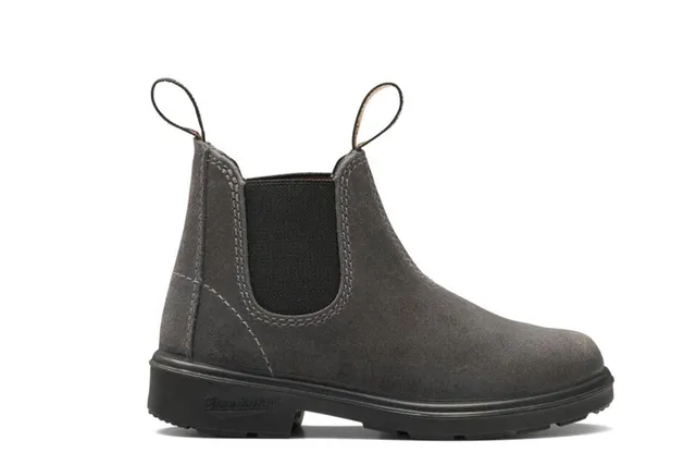 blundstone-2594-kids-chelsea-boot-steel-grey-waxed-suede image 1