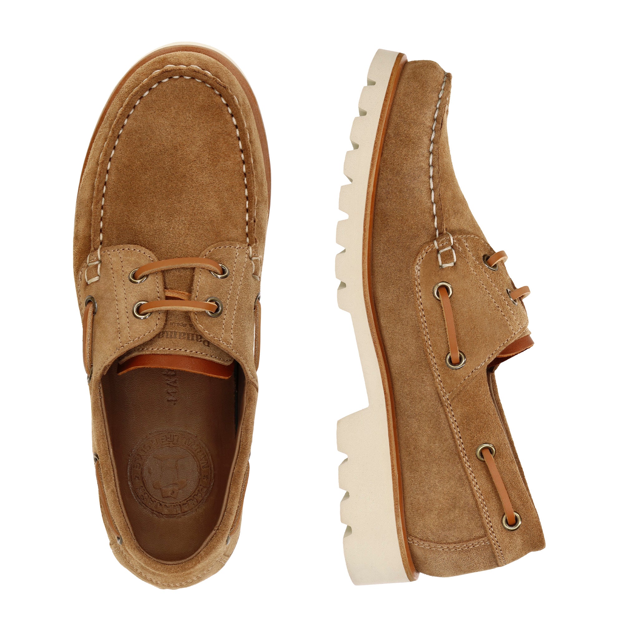 panama-jack-boat-b7-damen-bootsschuh-velour-cuero-camel image 4