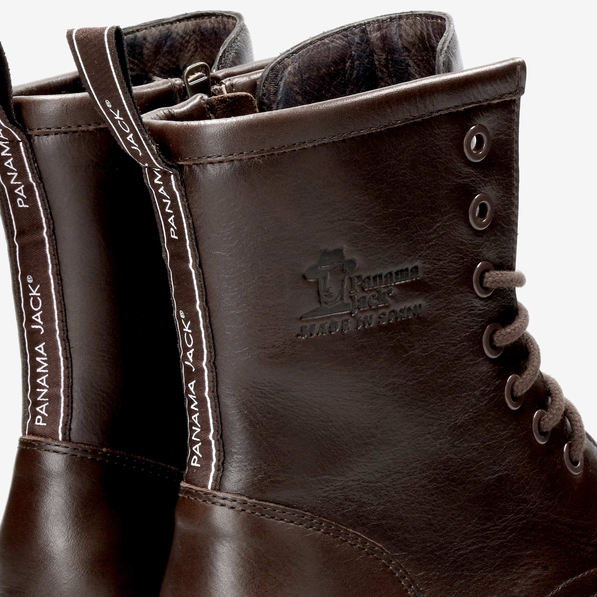 panama-jack-frisia-plaid-b1-damenstiefel-napa-braun-waterproof image 6
