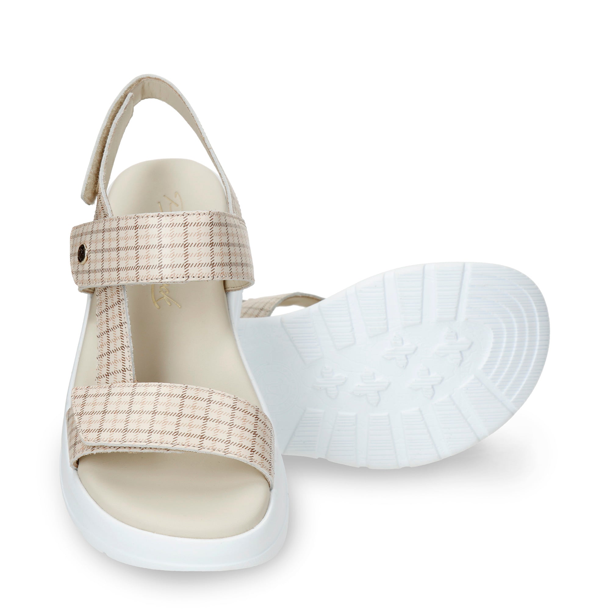 panama-jack-noor-plaid-b1-platform-sandalette-napa-natural image 5