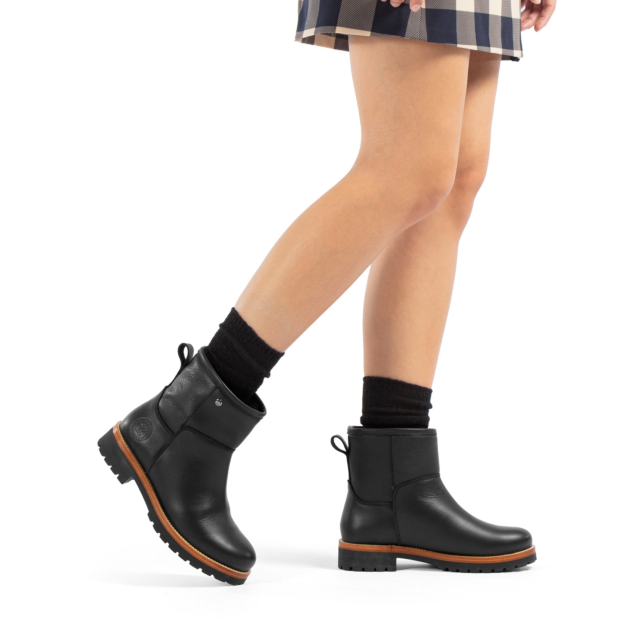 panama-jack-grace-b4-napa-negro-flacher-damenstiefel-schwarz image 2