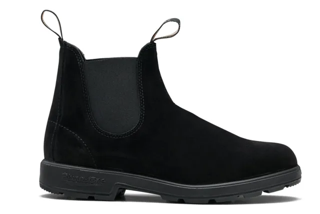 blundstone-2405-black-chelsea-boot-aus-veloursleder image 1