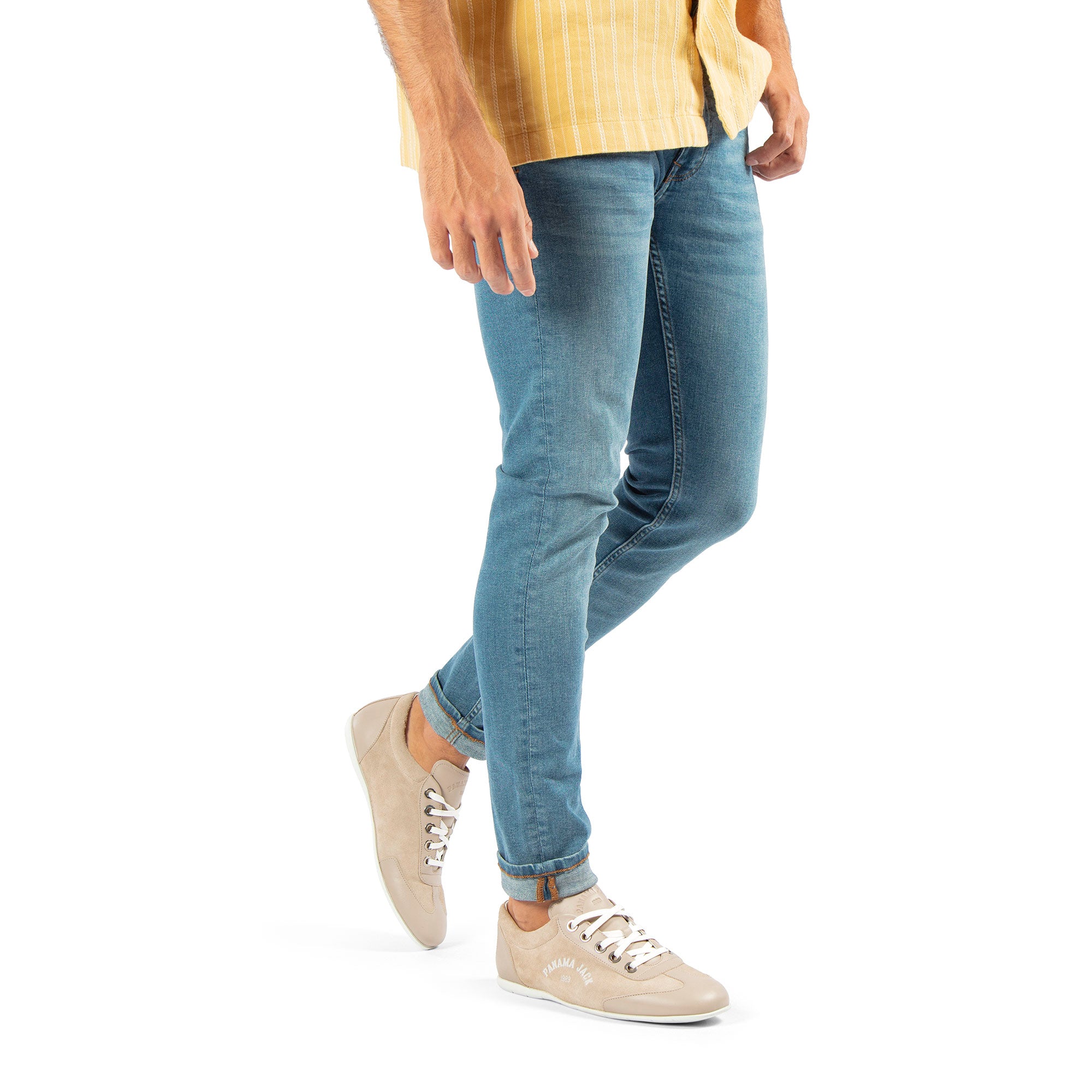 panama-jack-alek-herren-sneaker-velour-taupe image 2