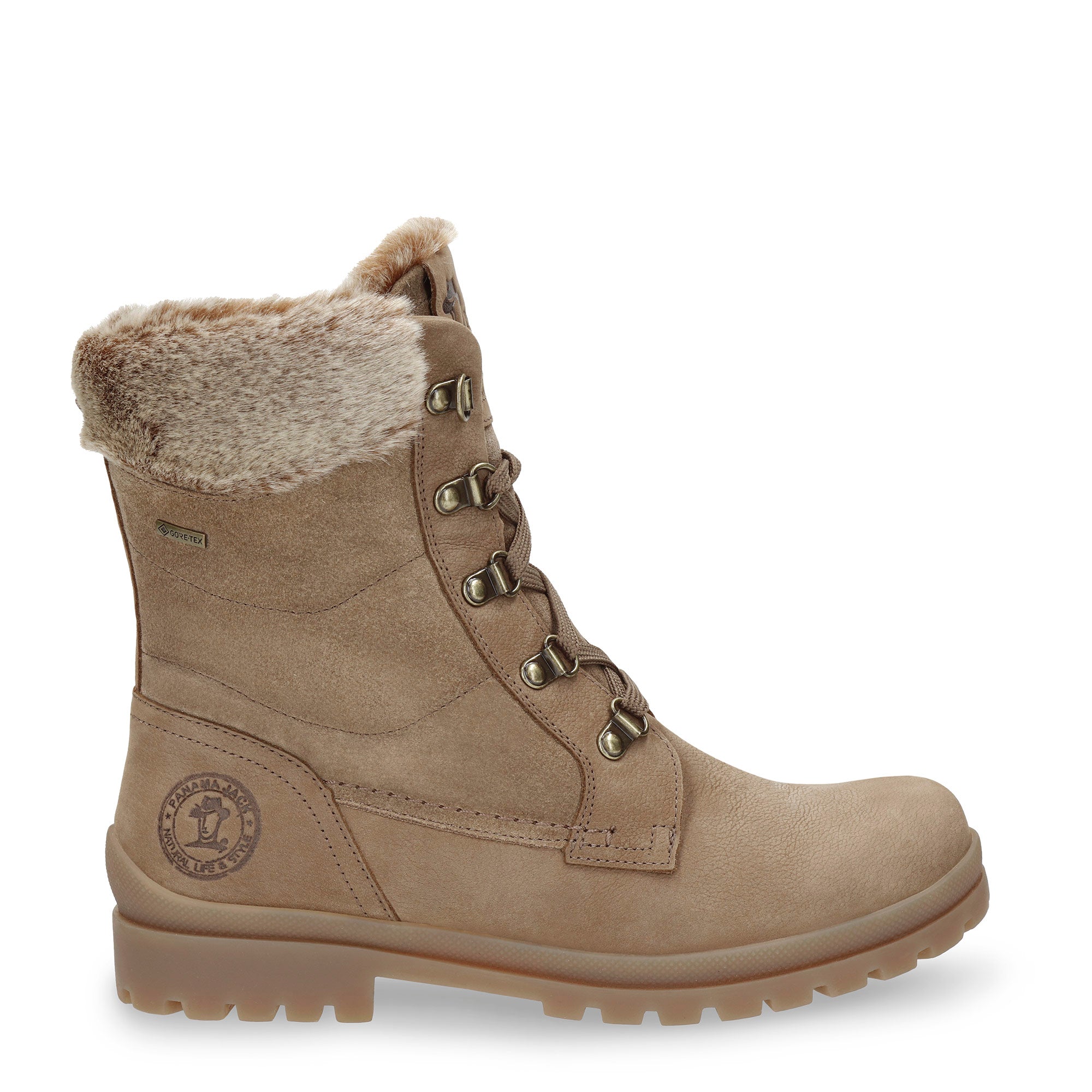 panama-jack-tuscani-gtx-b4-damenstiefel-nubuk-taupe image 1