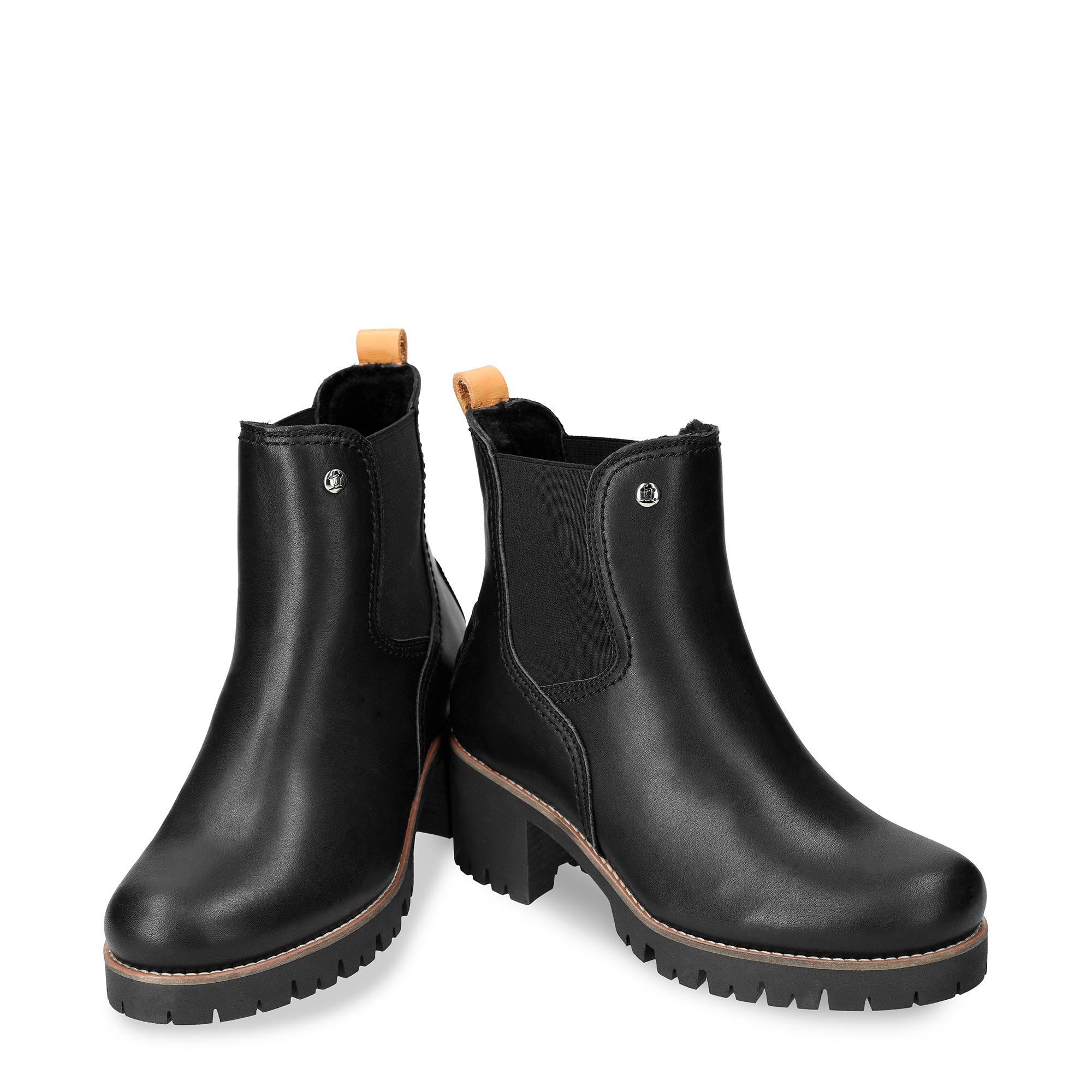 panama-jack-pia-igloo-trav-damenstiefelette-absatz-schwarz-waterproof image 4