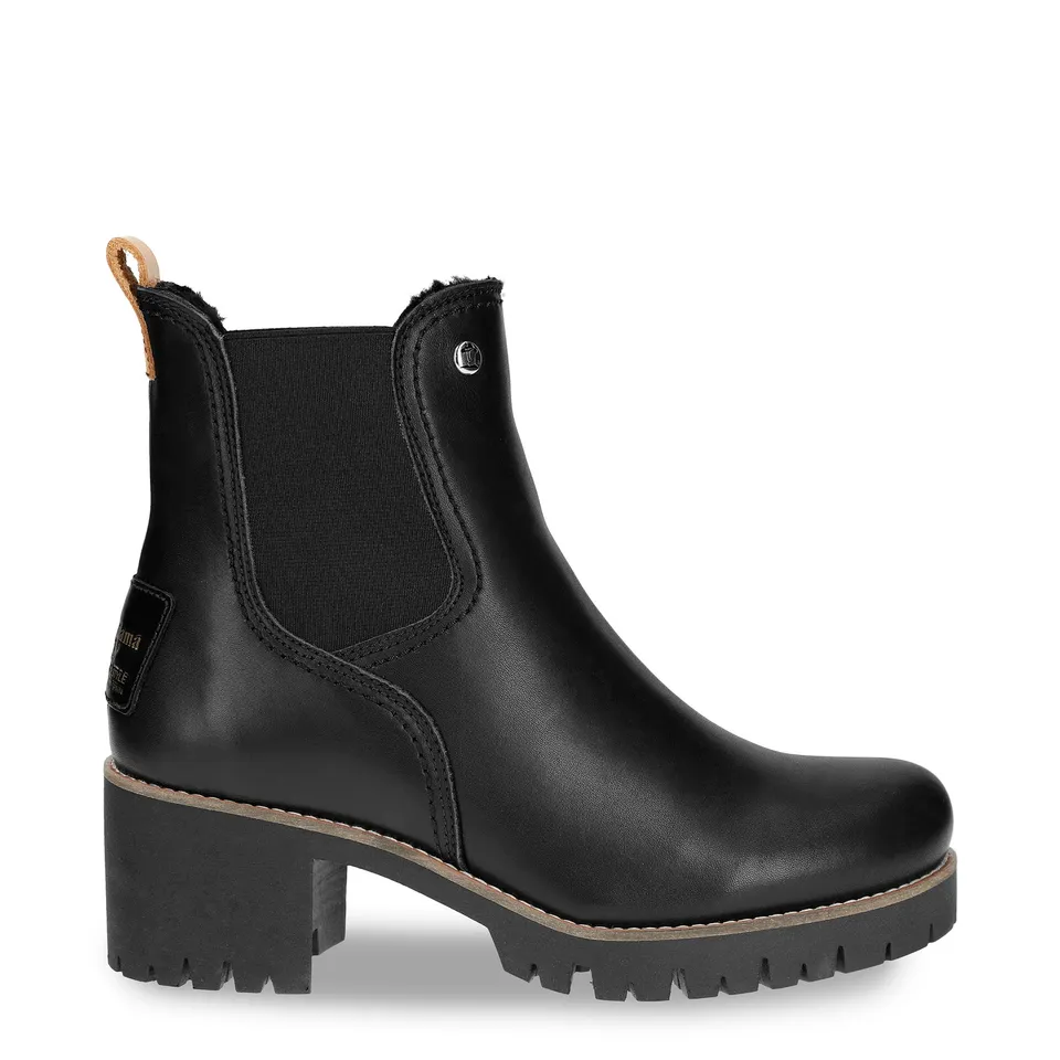 panama-jack-pia-igloo-trav-damenstiefelette-absatz-schwarz-waterproof image 1