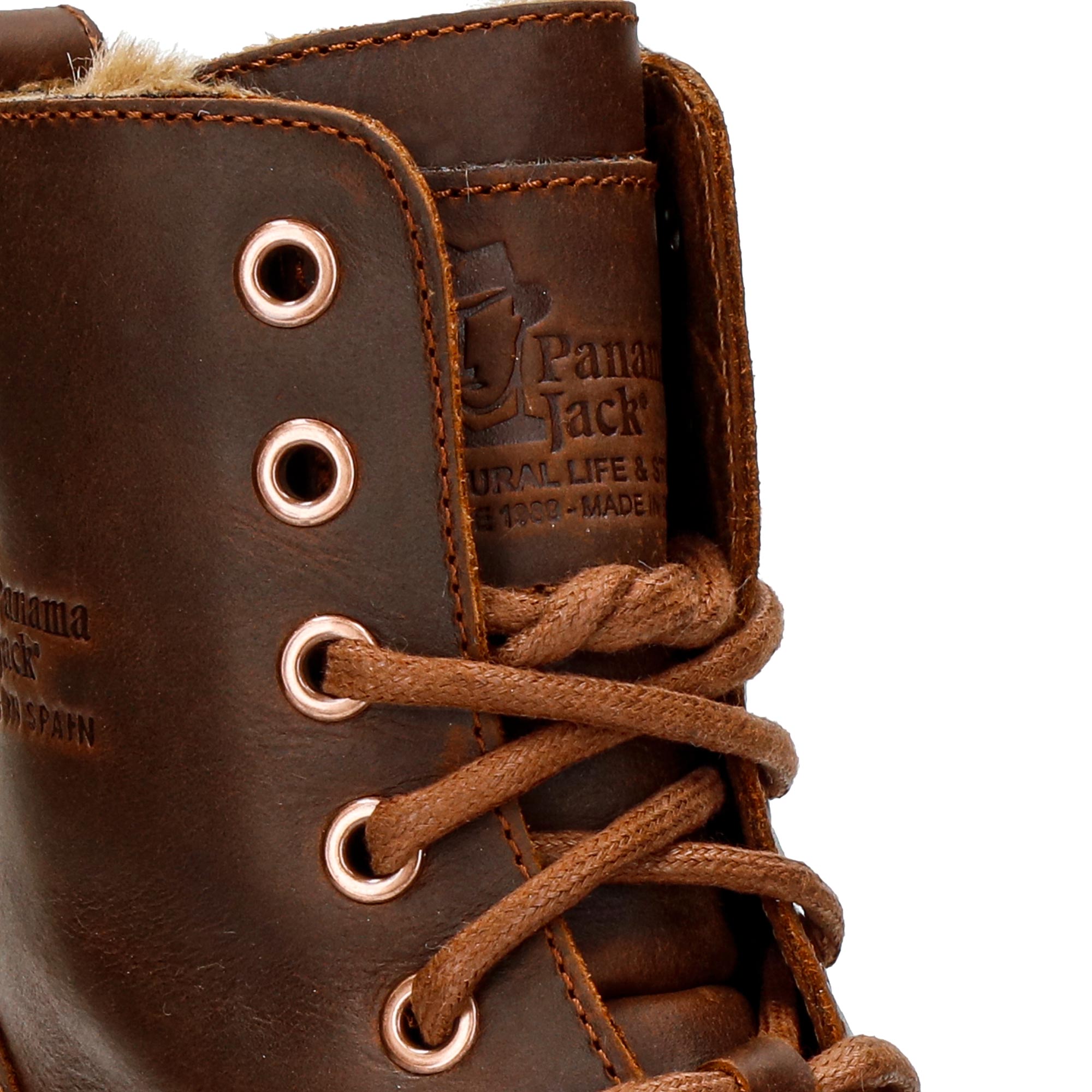 panama-jack-padma-b13-napa-cuero-damenstiefel-mit-absatz-cognac image 7