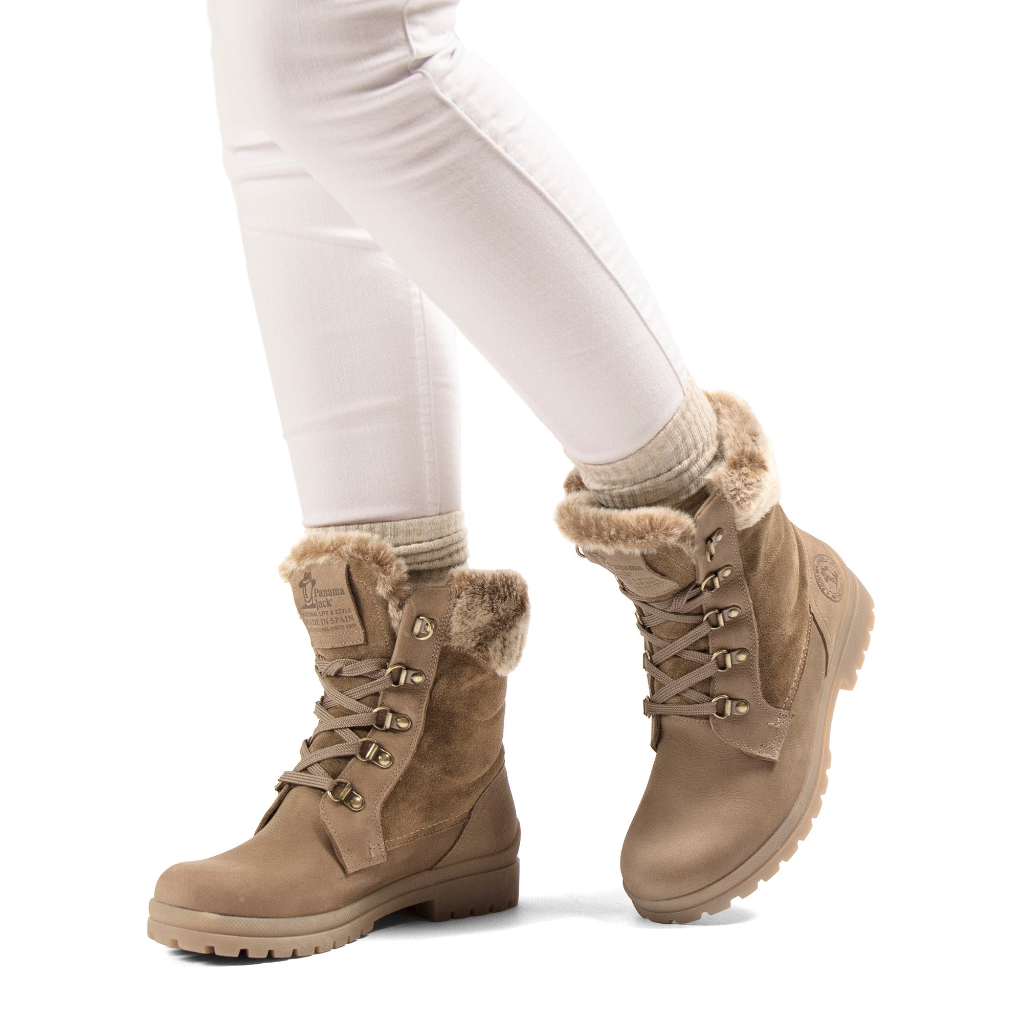 panama-jack-tuscani-gtx-b4-damenstiefel-nubuk-taupe image 2