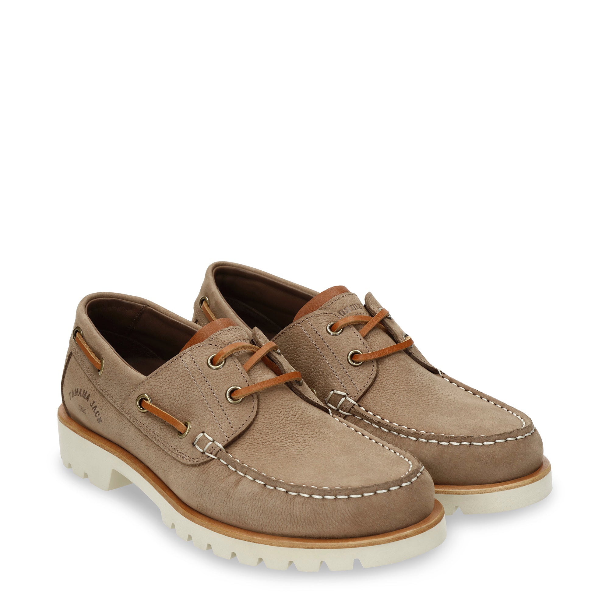 panama-jack-boat-b11-damen-bootsschuh-taupe-nubuk-waterproof image 2