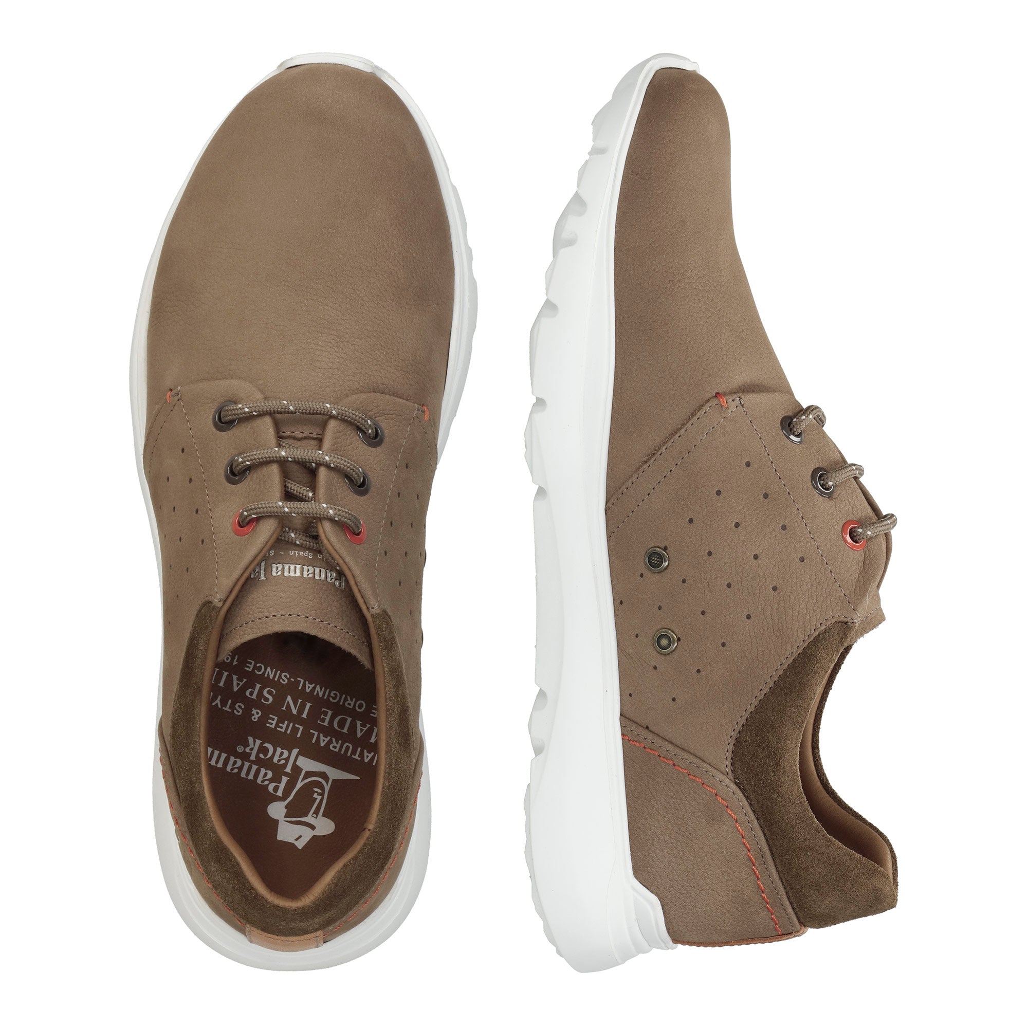 panama-jack-julius-herren-sneaker-nubuk-taupe-waterproof image 4