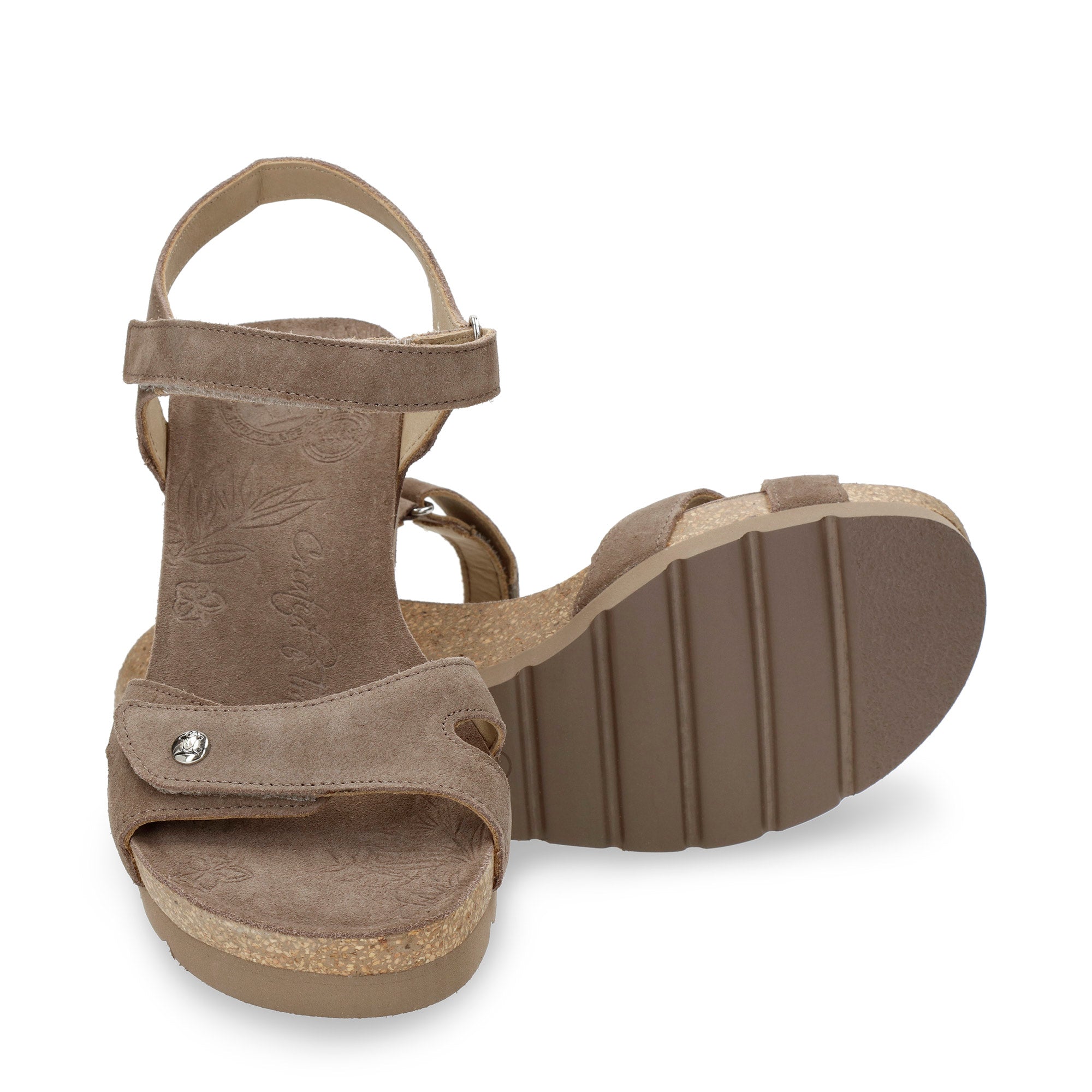 panama-jack-julia-b73-velour-piedra-damen-keilsandalette-stone image 4