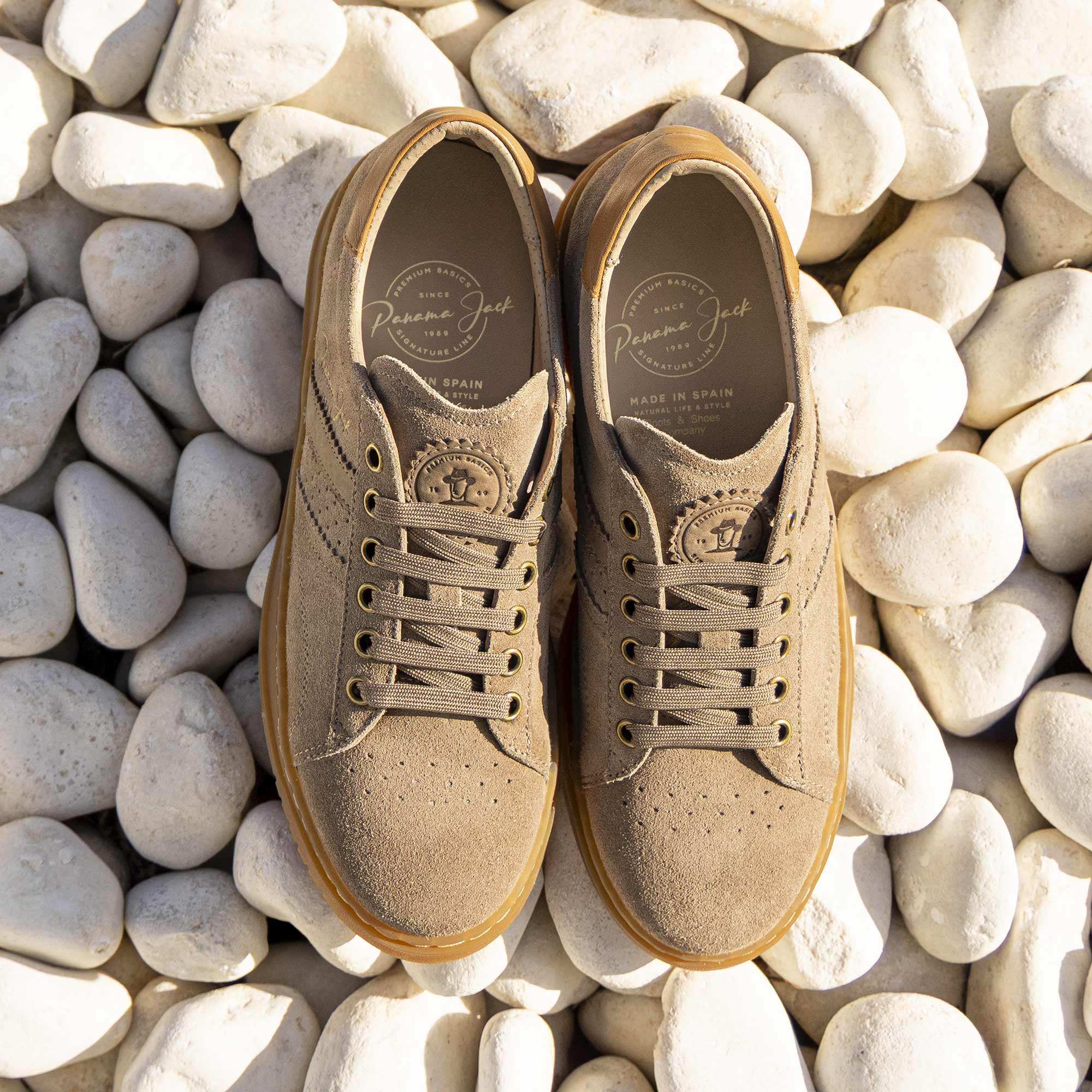 panama-jack-gia-b9-damen-sneaker-velour-taupe-leder image 8
