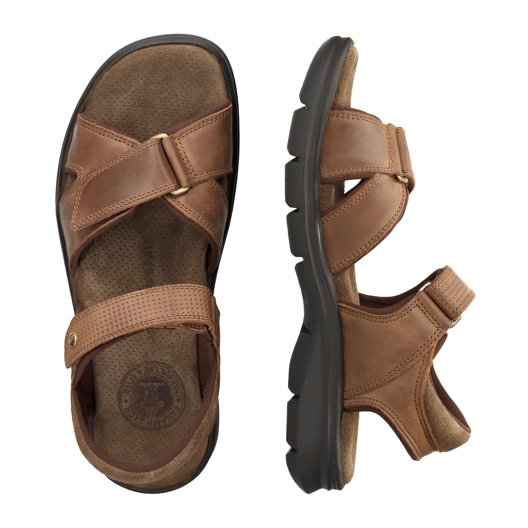 panama-jack-sanders-basics-c4-napa-grass-sandale-camel-herren image 5