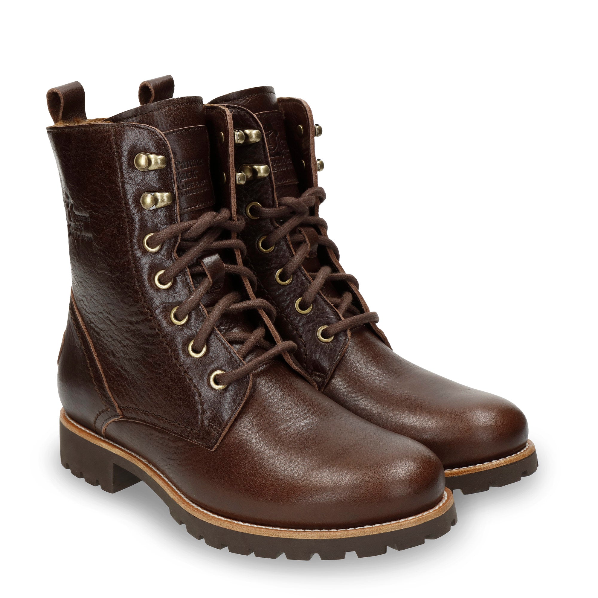panama-jack-fara-igloo-trav-b10-damenstiefel-napa-marron-waterproof-lammfell image 3