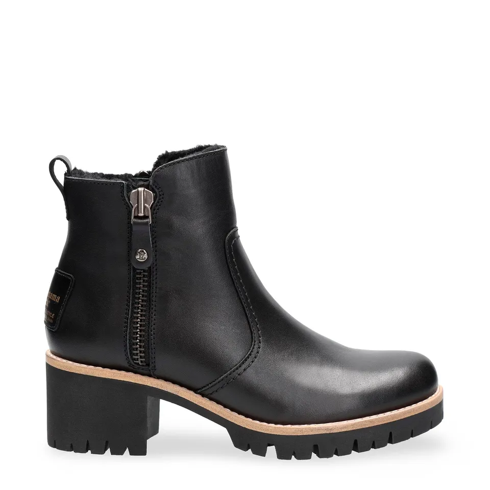 panama-jack-pauline-trav-b2-damenstiefelette-waterproof-napa-negro-absatz image 1