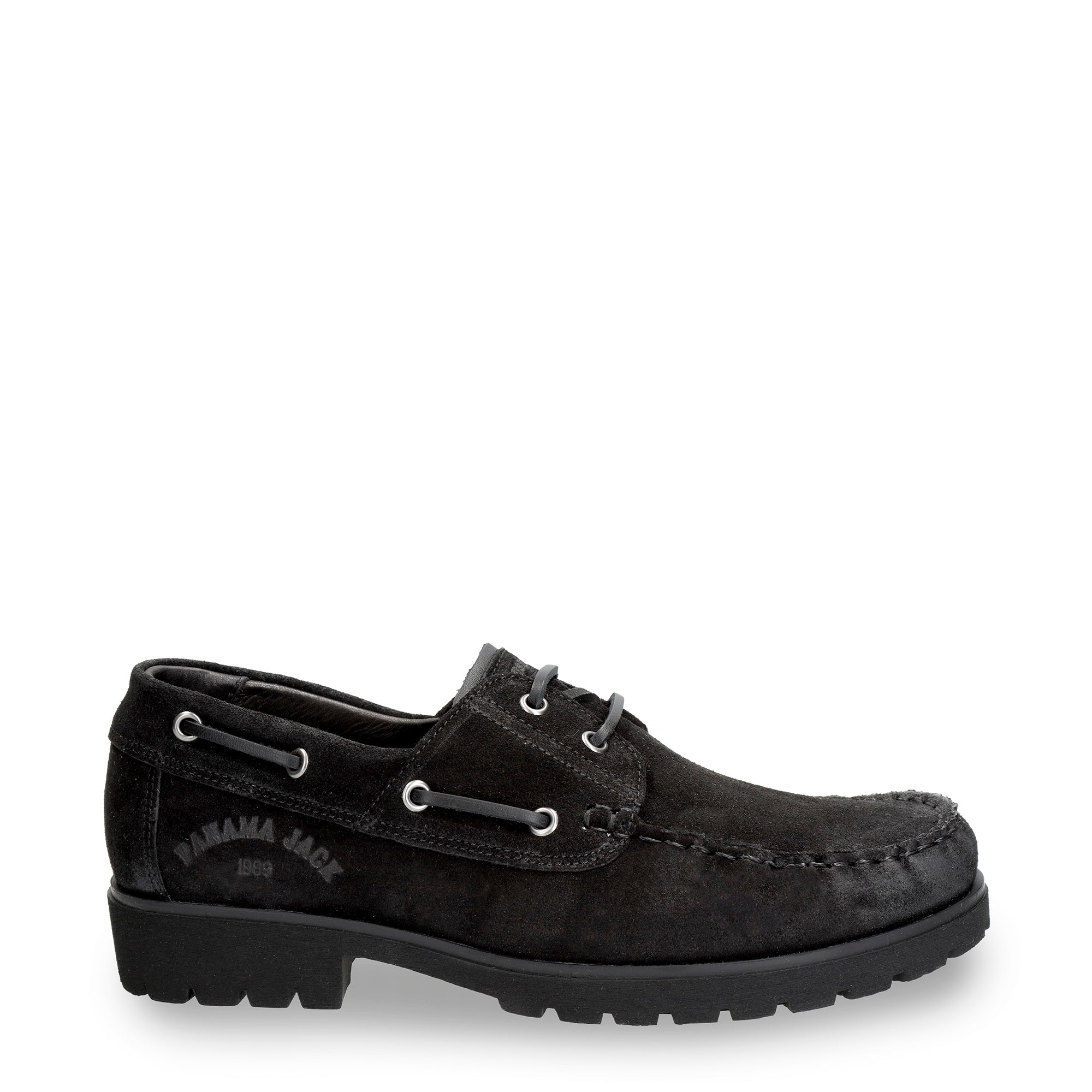 panama-jack-boat-c18-herren-bootsschuh-velour-schwarz image 1