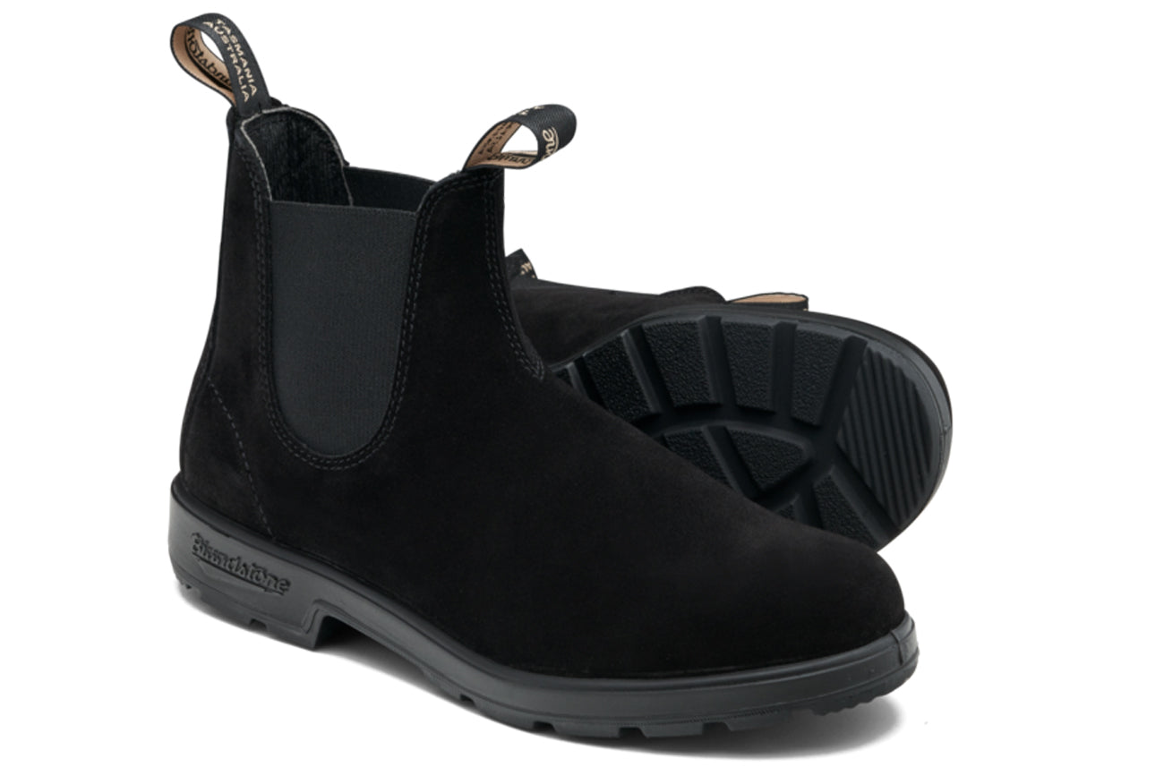 blundstone-2405-black-chelsea-boot-aus-veloursleder image 2