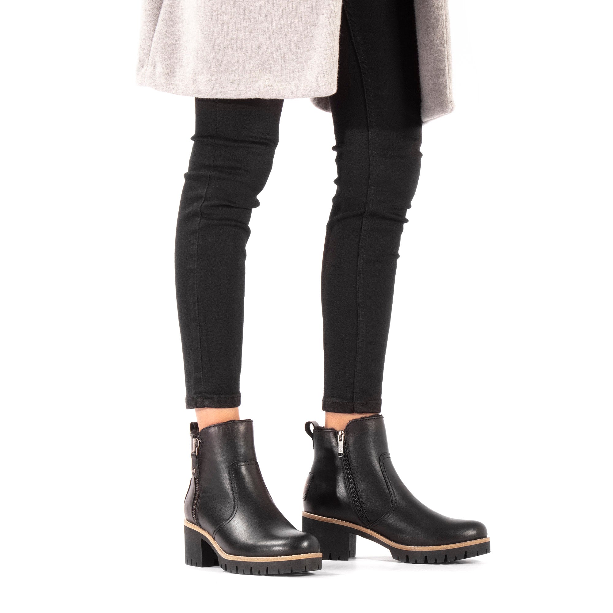 panama-jack-pauline-trav-b2-damenstiefelette-waterproof-napa-negro-absatz image 2