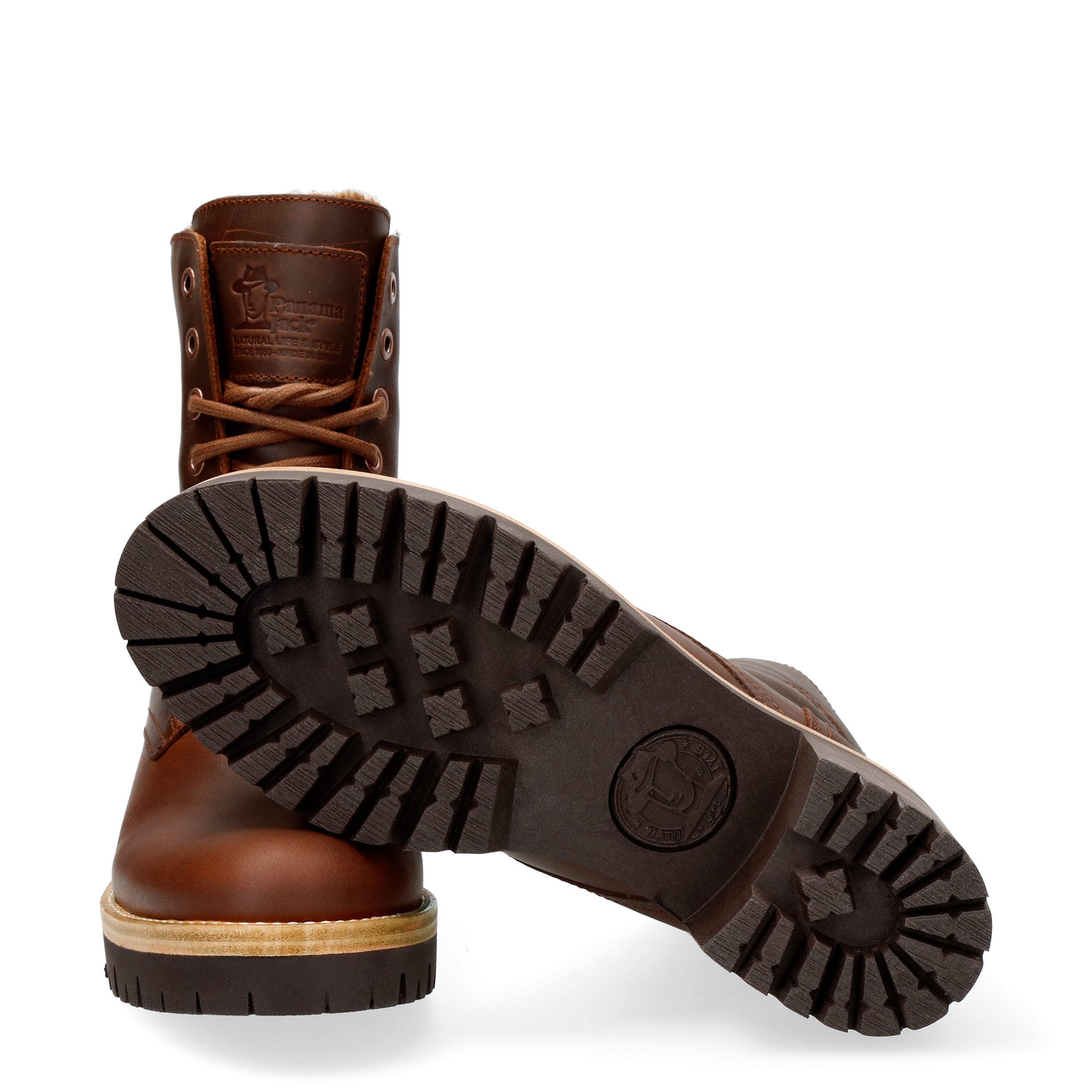 panama-jack-padma-b13-napa-cuero-damenstiefel-mit-absatz-cognac image 4