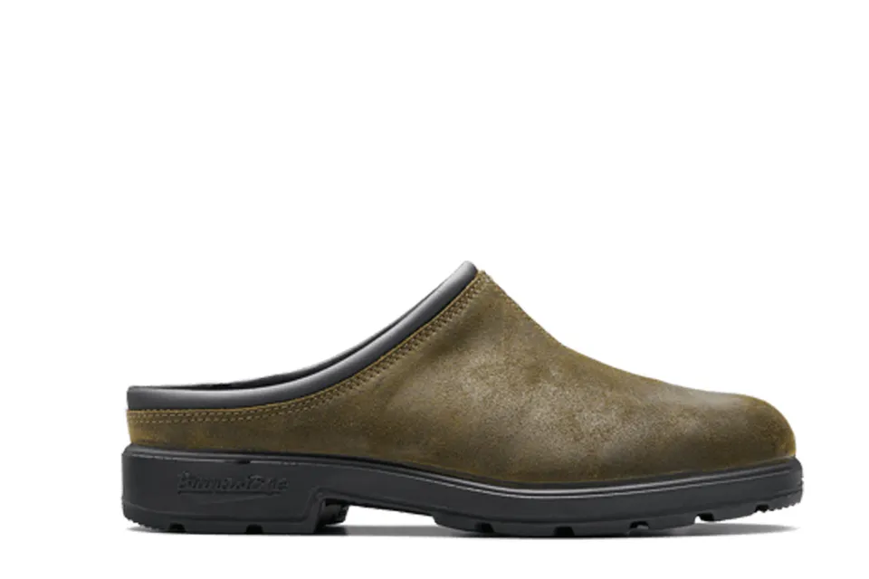 blundstone-2423-originals-clog-dark-olive-veloursleder image 1