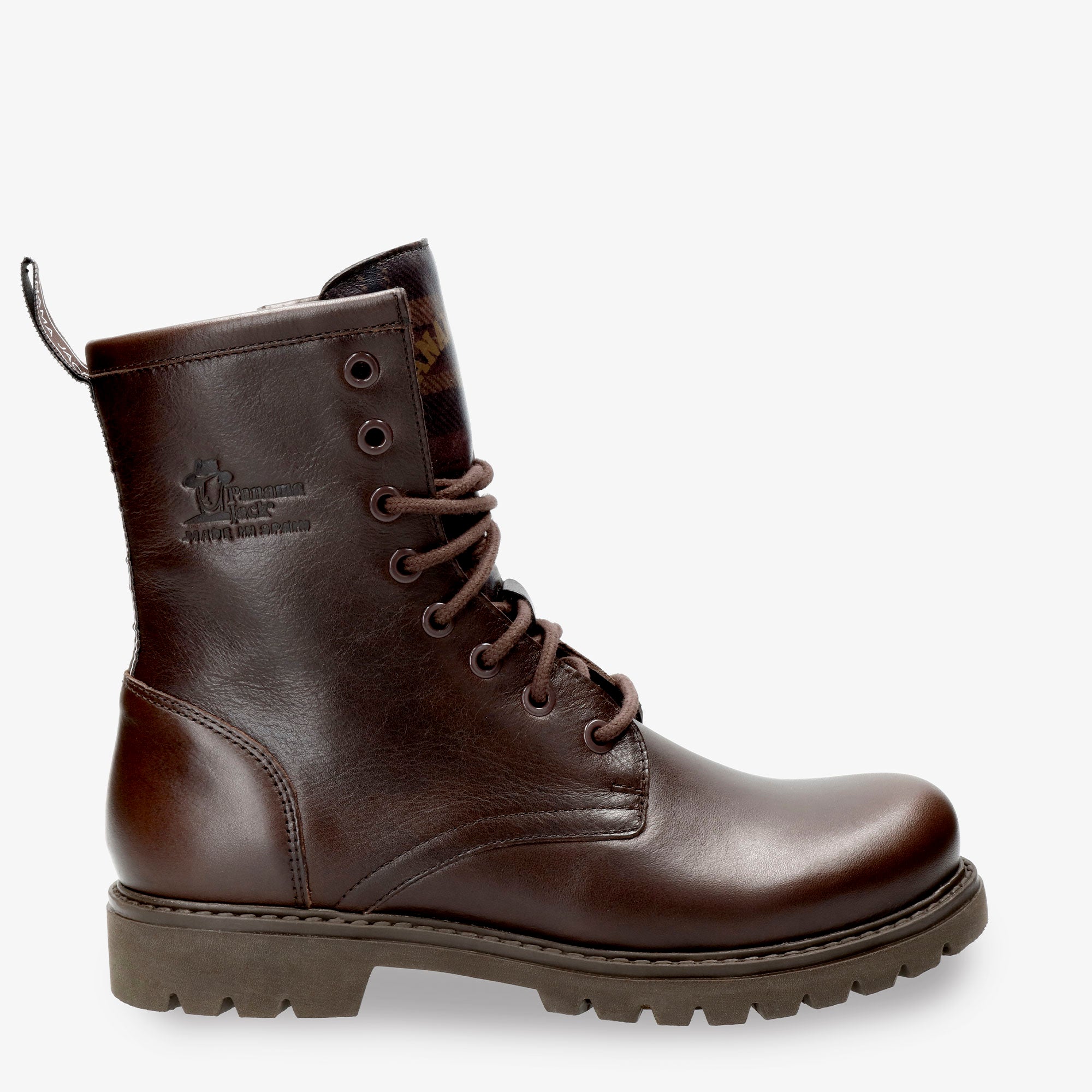 panama-jack-frisia-plaid-b1-damenstiefel-napa-braun-waterproof image 1