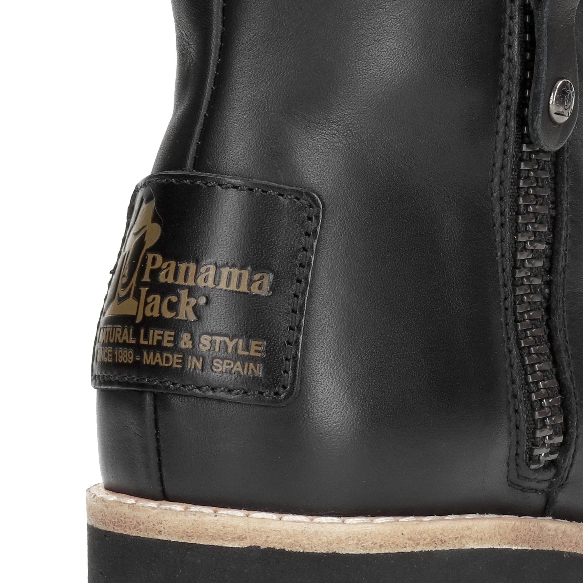 panama-jack-pauline-trav-b2-damenstiefelette-waterproof-napa-negro-absatz image 7
