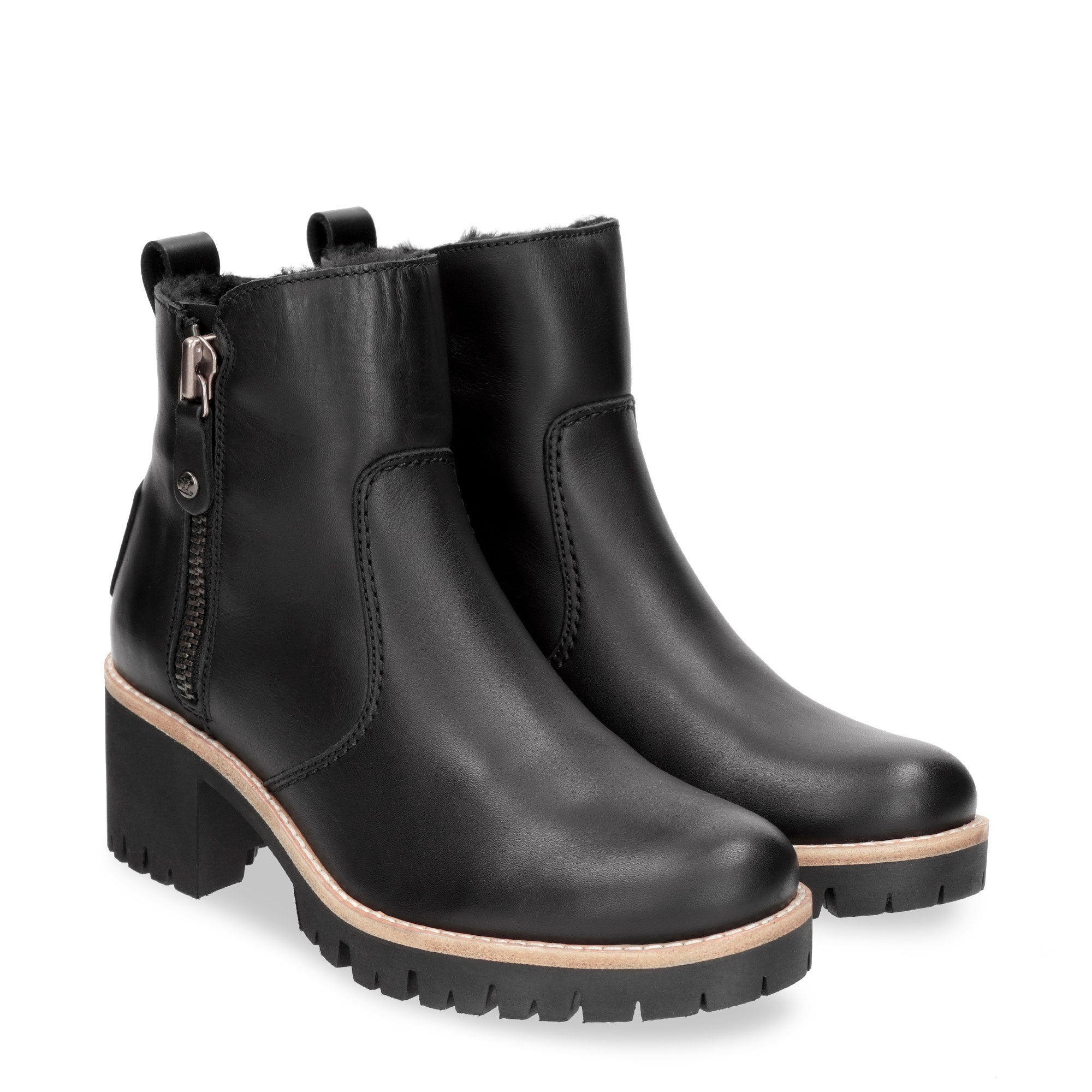 panama-jack-pauline-trav-b2-damenstiefelette-waterproof-napa-negro-absatz image 3