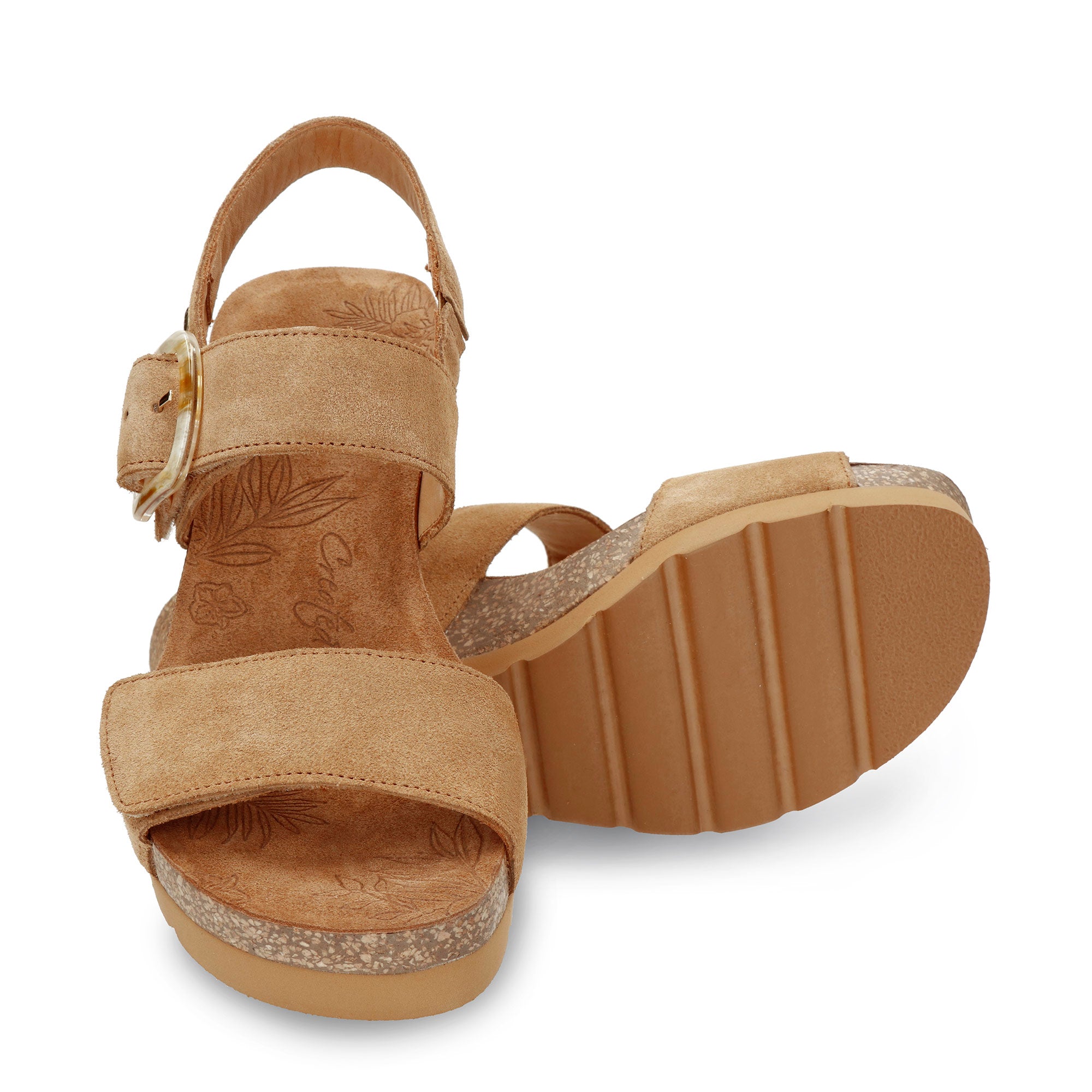 panama-jack-valle-b1-keilsandalette-velour-cuero-camel image 5