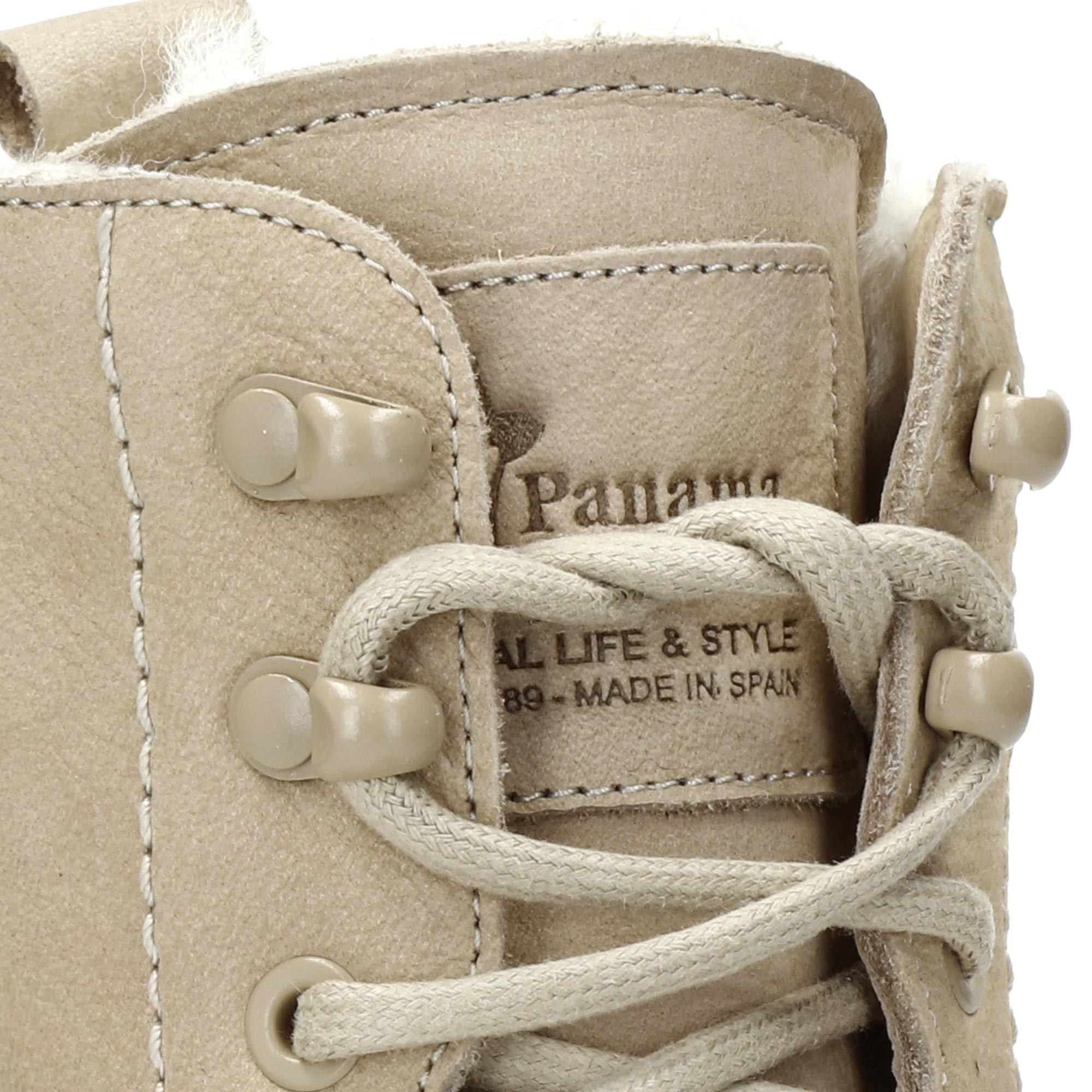 panama-jack-fara-igloo-trav-b12-damenstiefel-natural-nubuk-lammfell image 7