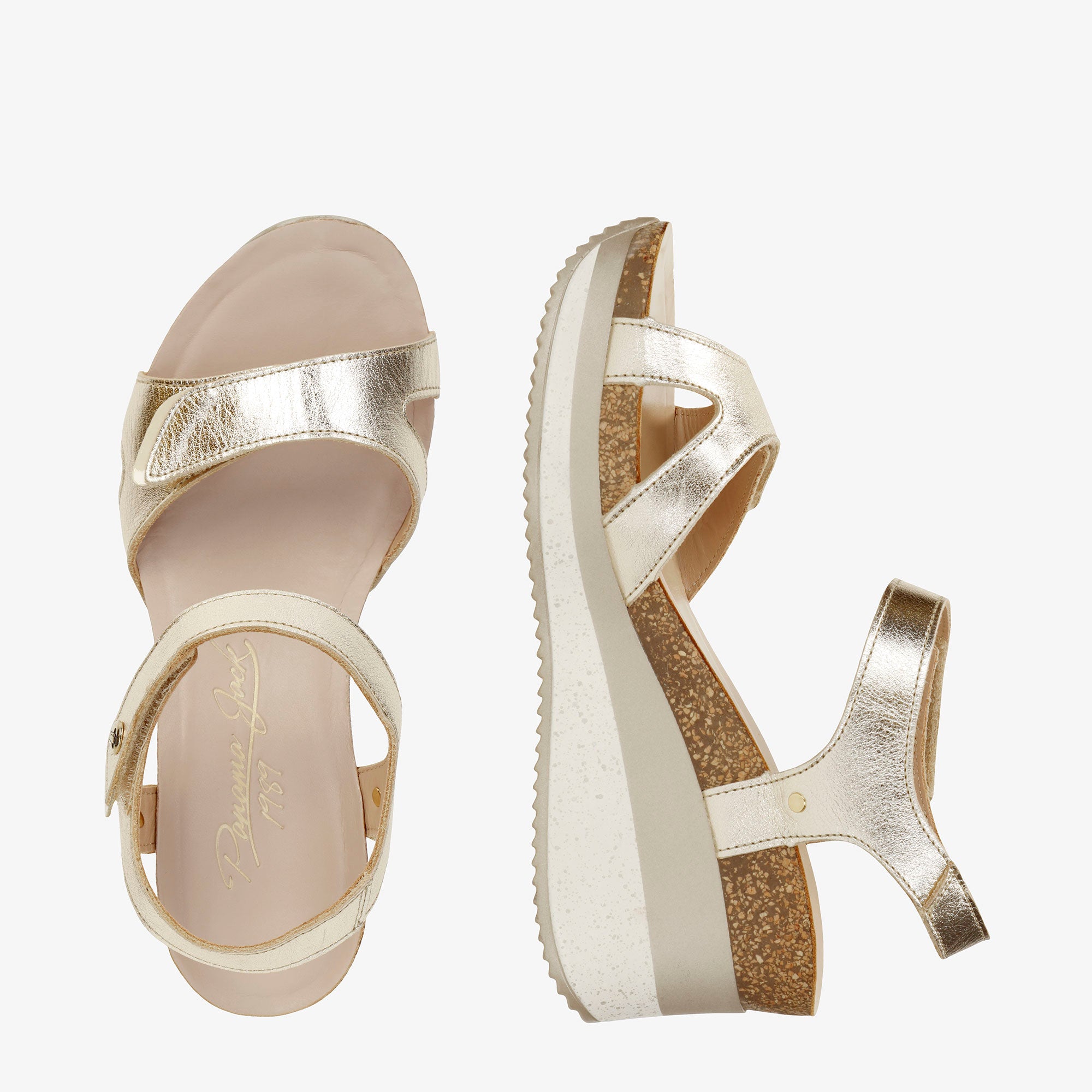 panama-jack-nica-sport-b11-napa-oro-keilsandalette image 4