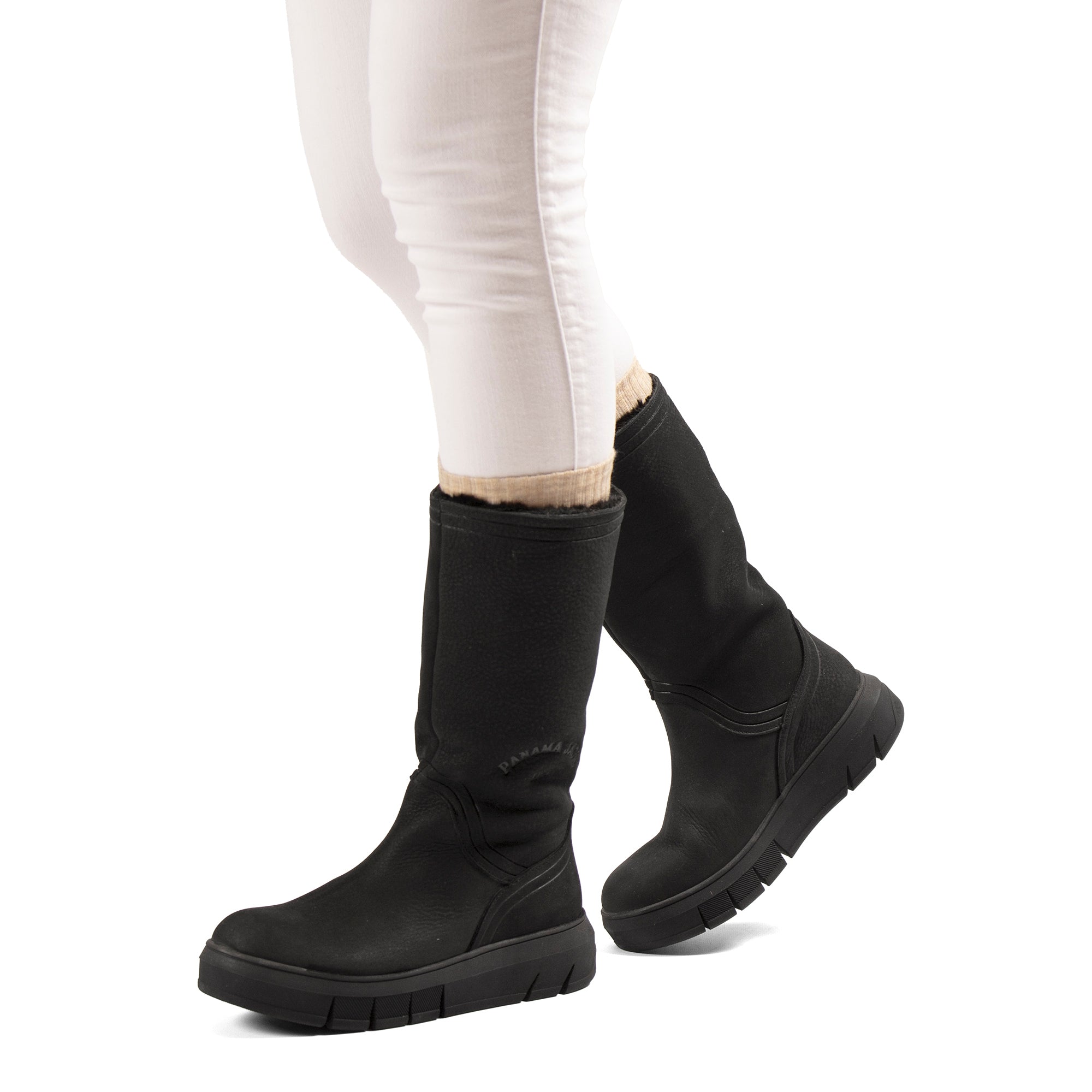 panama-jack-neck-b3-nobuck-negro-damenstiefel-schwarz image 2