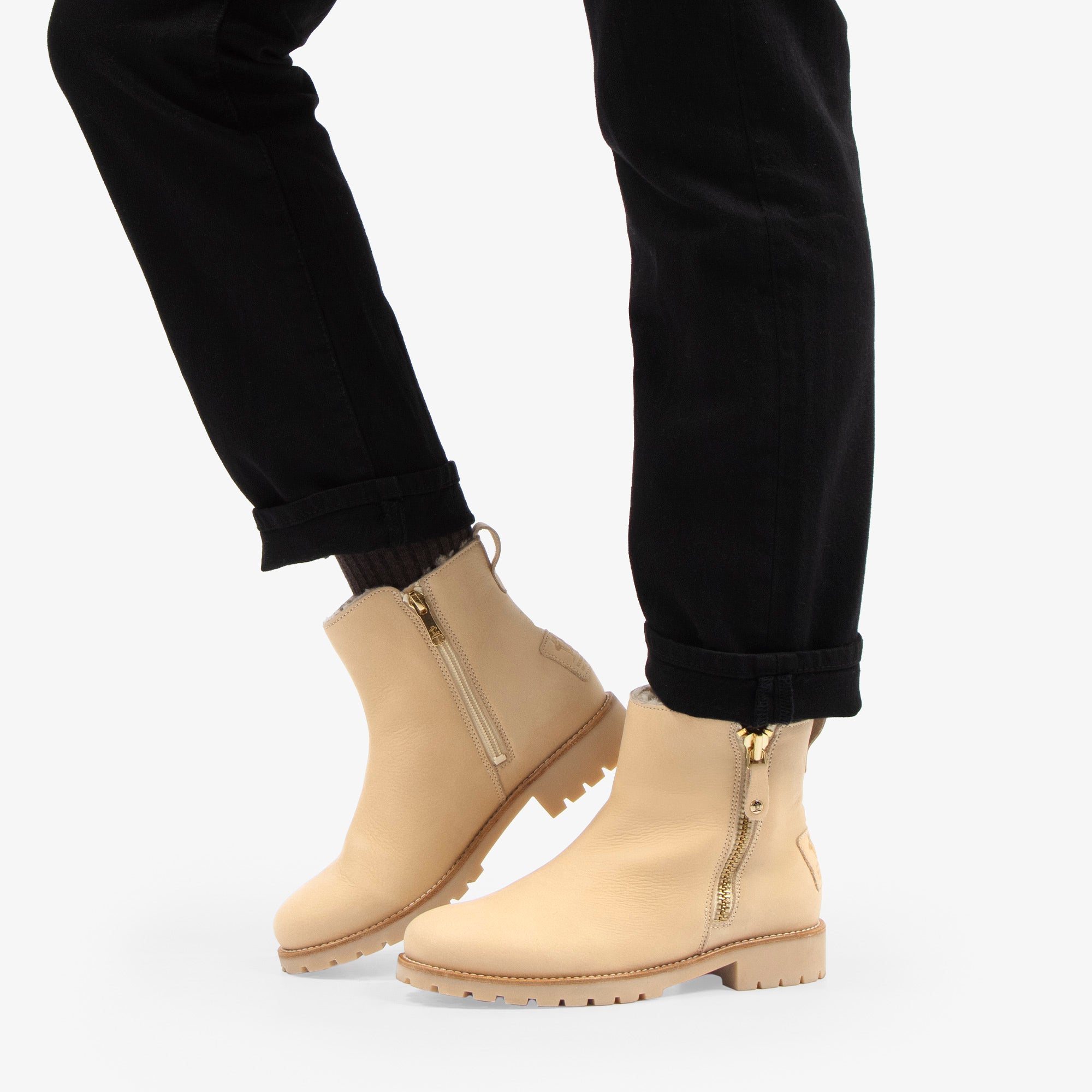 panama-jack-fiore-trav-damenstiefelette-nubuk-creme-rei-verschluss image 2