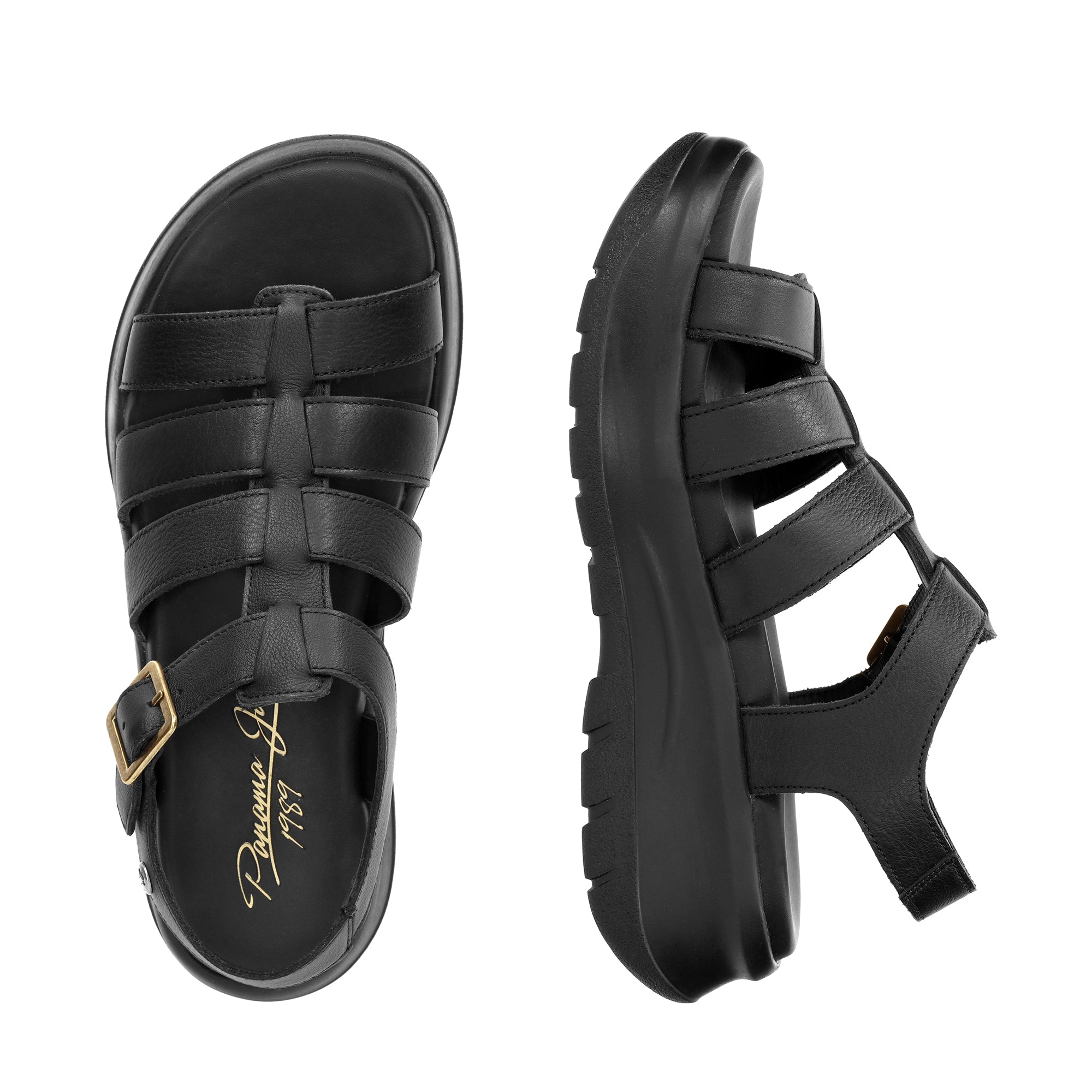 panama-jack-naila-b2-damen-platform-sandale-schwarz-waterproof image 4