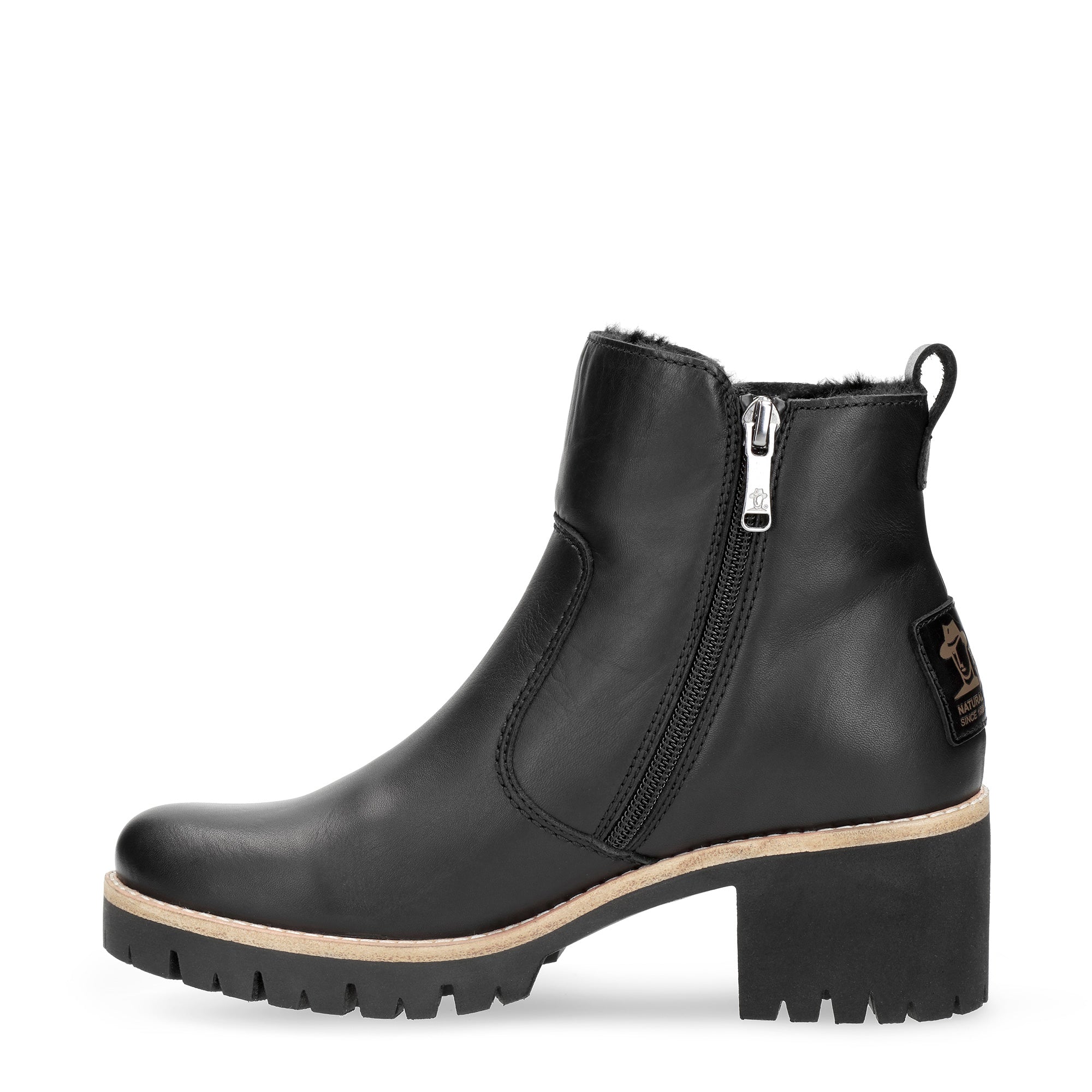 panama-jack-pauline-trav-b2-damenstiefelette-waterproof-napa-negro-absatz image 4
