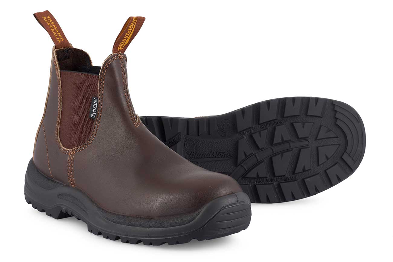 blundstone-122-work-sicherheitsstiefel-brown-stahlkappe image 4