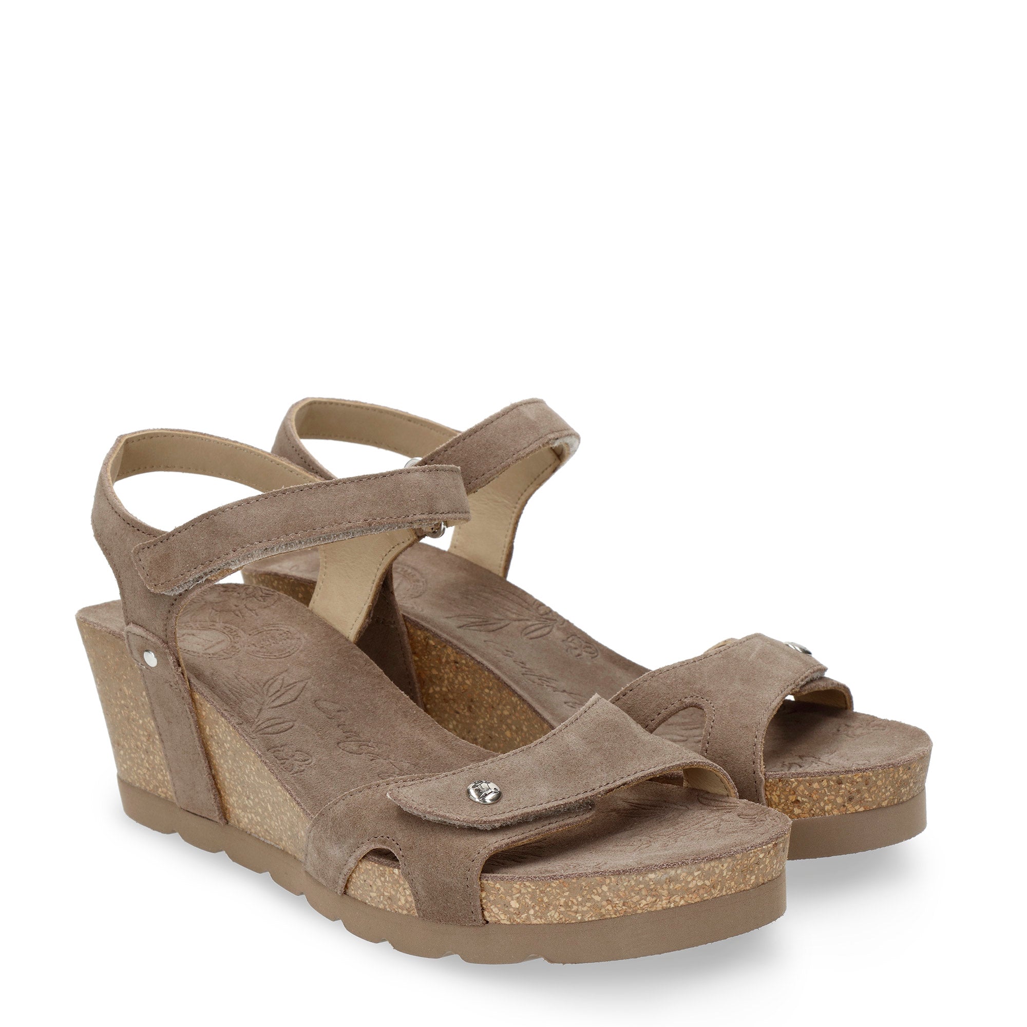 panama-jack-julia-b73-velour-piedra-damen-keilsandalette-stone image 5