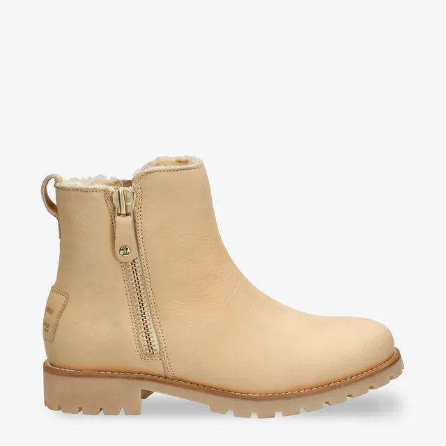 panama-jack-fiore-trav-damenstiefelette-nubuk-creme-rei-verschluss image 1