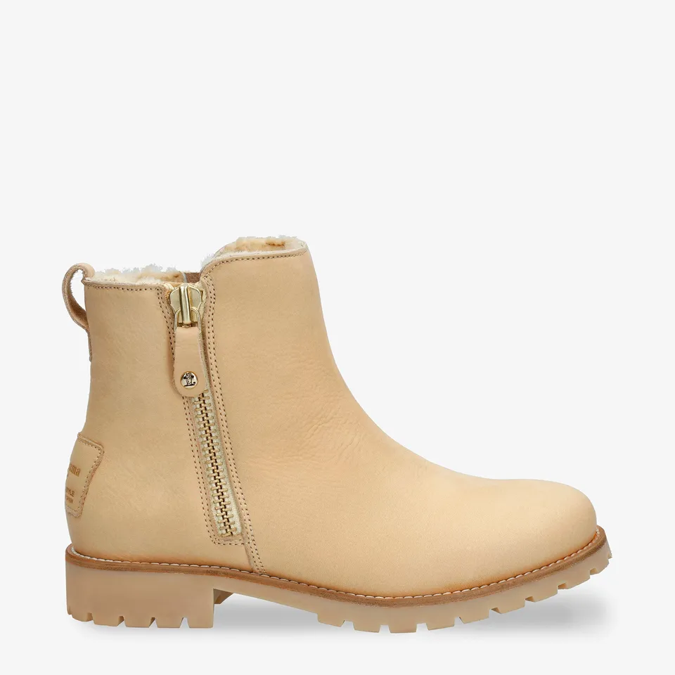 panama-jack-fiore-trav-damenstiefelette-nubuk-creme-rei-verschluss image 1