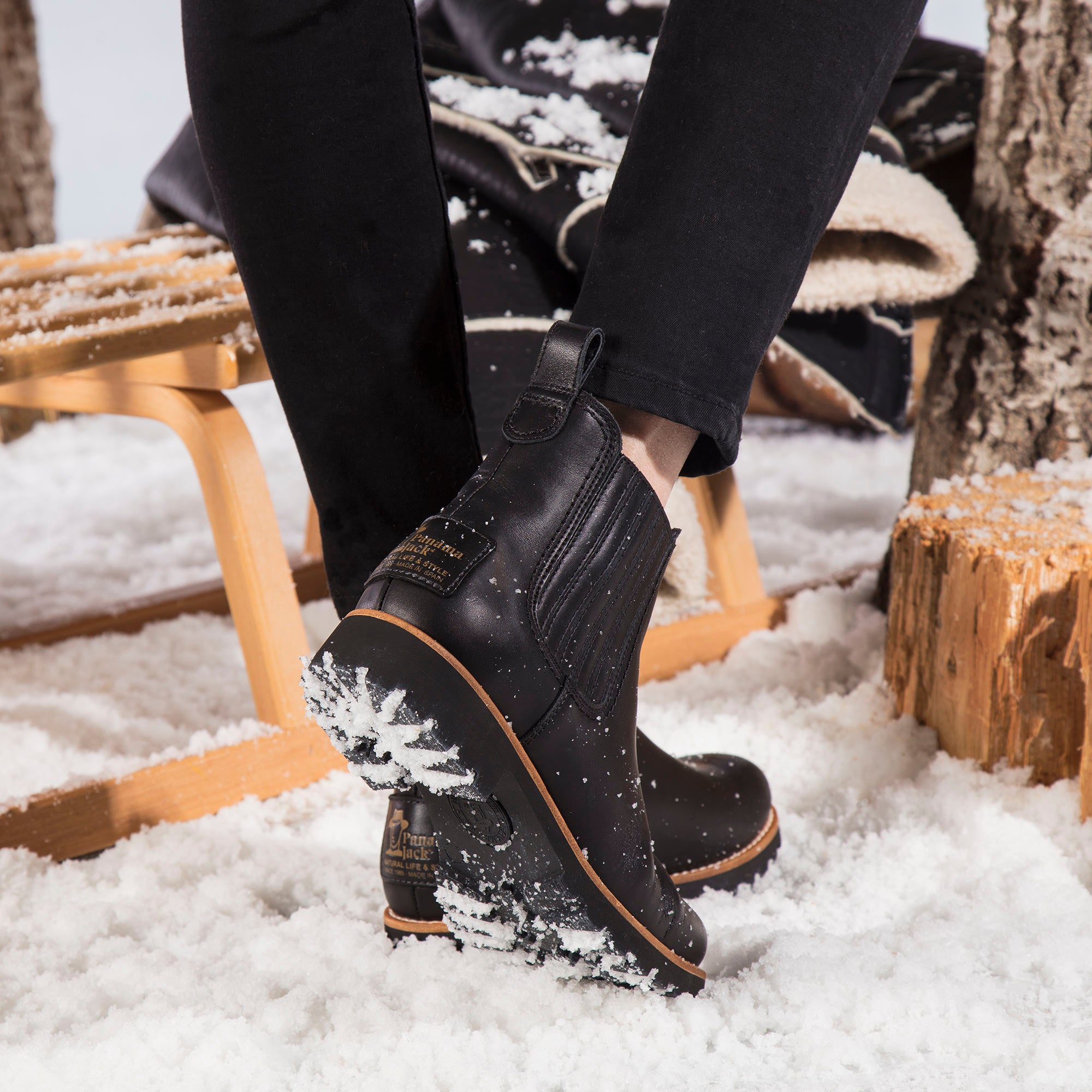 panama-jack-brigitte-igloo-trav-b2-stiefelette-schwarz-waterproof image 7