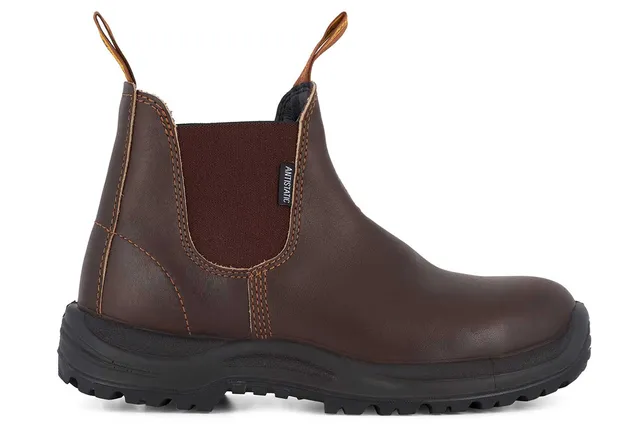 blundstone-122-work-sicherheitsstiefel-brown-stahlkappe image 1