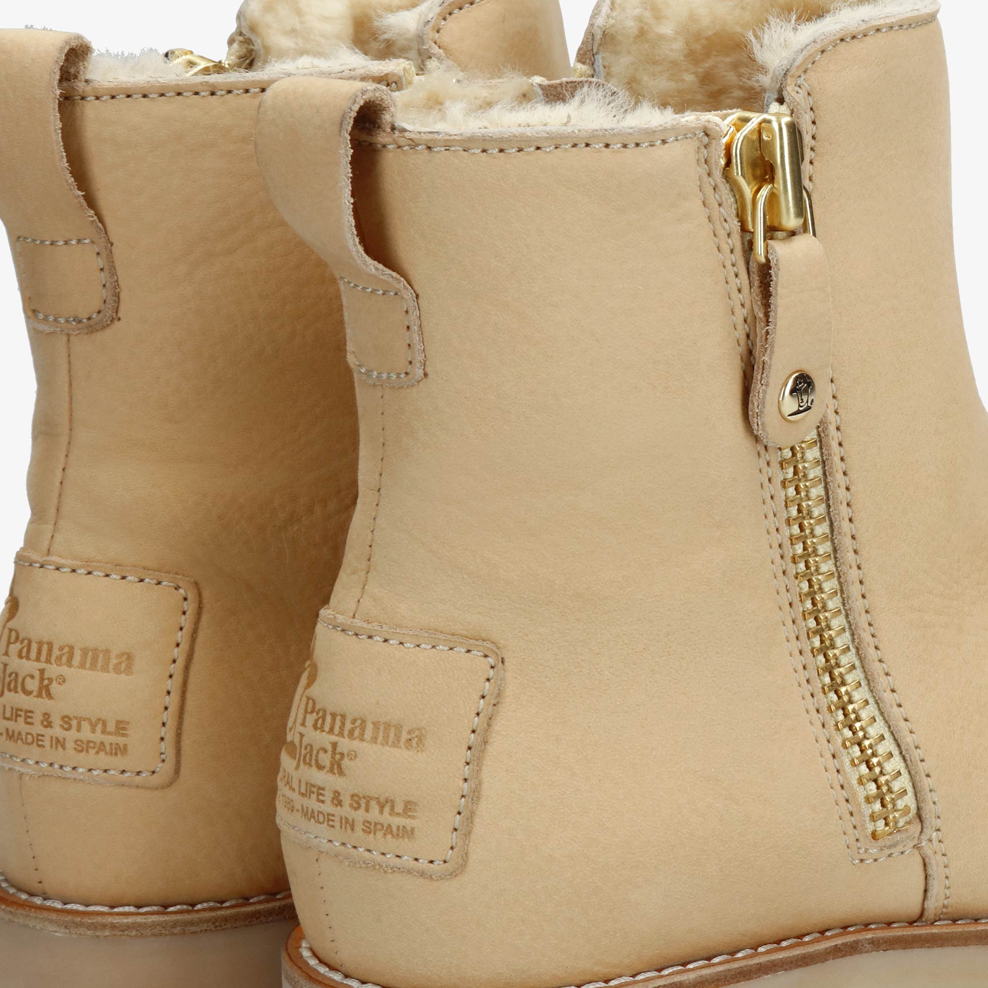 panama-jack-fiore-trav-damenstiefelette-nubuk-creme-rei-verschluss image 7