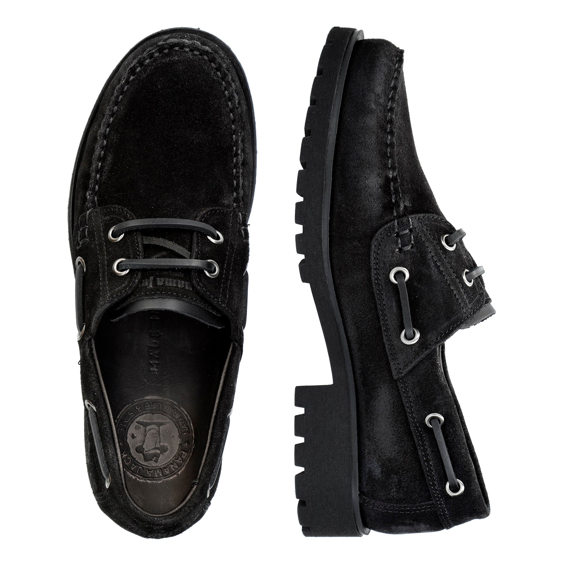 panama-jack-boat-b16-bootsschuh-velour-negro-damen image 3