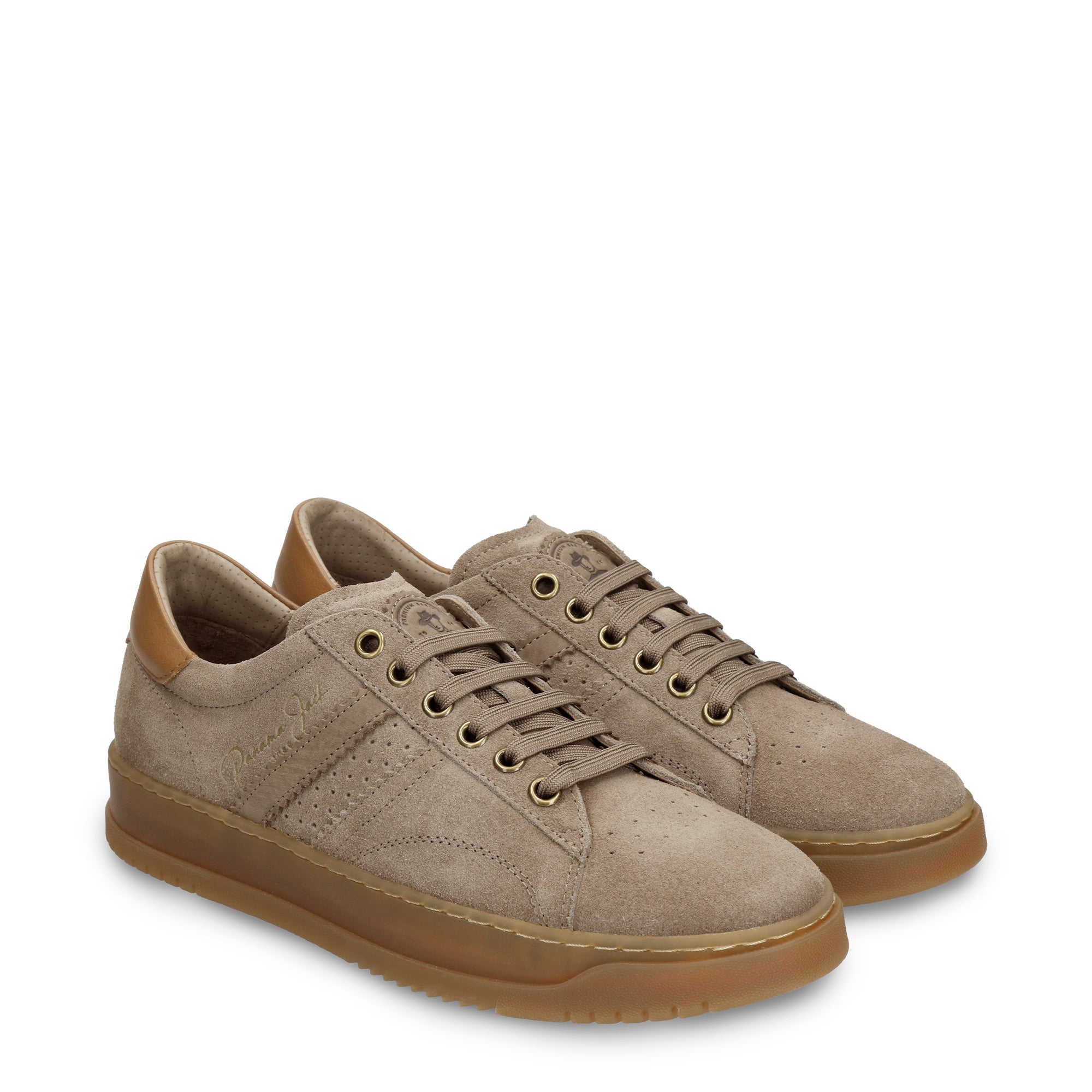 panama-jack-gia-b9-damen-sneaker-velour-taupe-leder image 3
