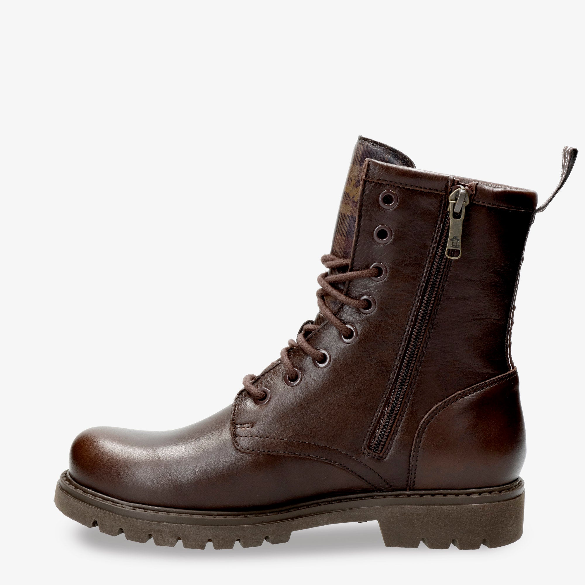 panama-jack-frisia-plaid-b1-damenstiefel-napa-braun-waterproof image 4