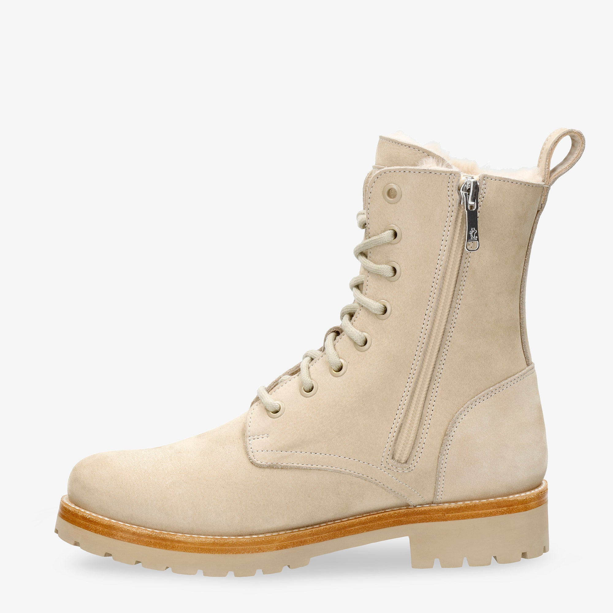 panama-jack-frisia-b12-nobuck-crudo-flacher-damenstiefel-natural image 4